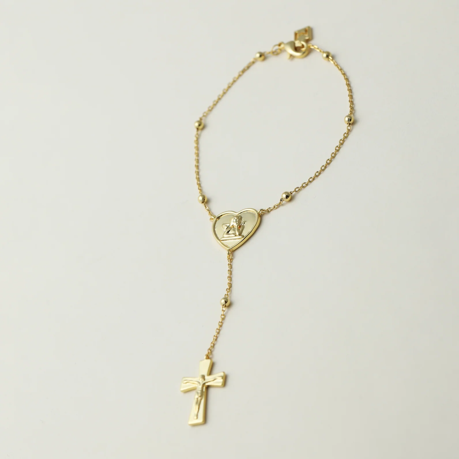 The Angel Cross Rosary Bracelet - Image 5