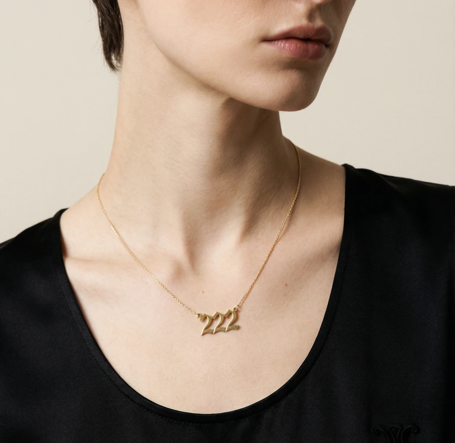 The Angel Number Nameplate Necklace - Image 3