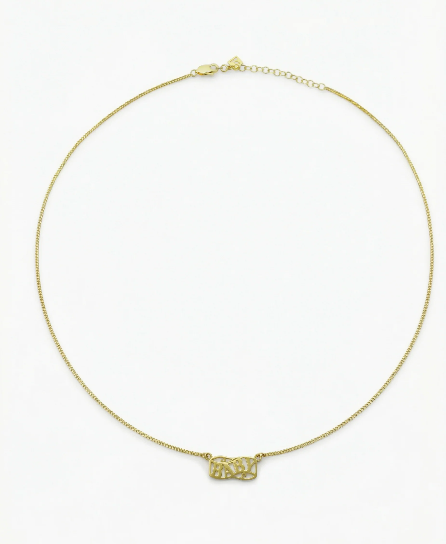 The Baby Mini Nameplate Necklace - Image 3