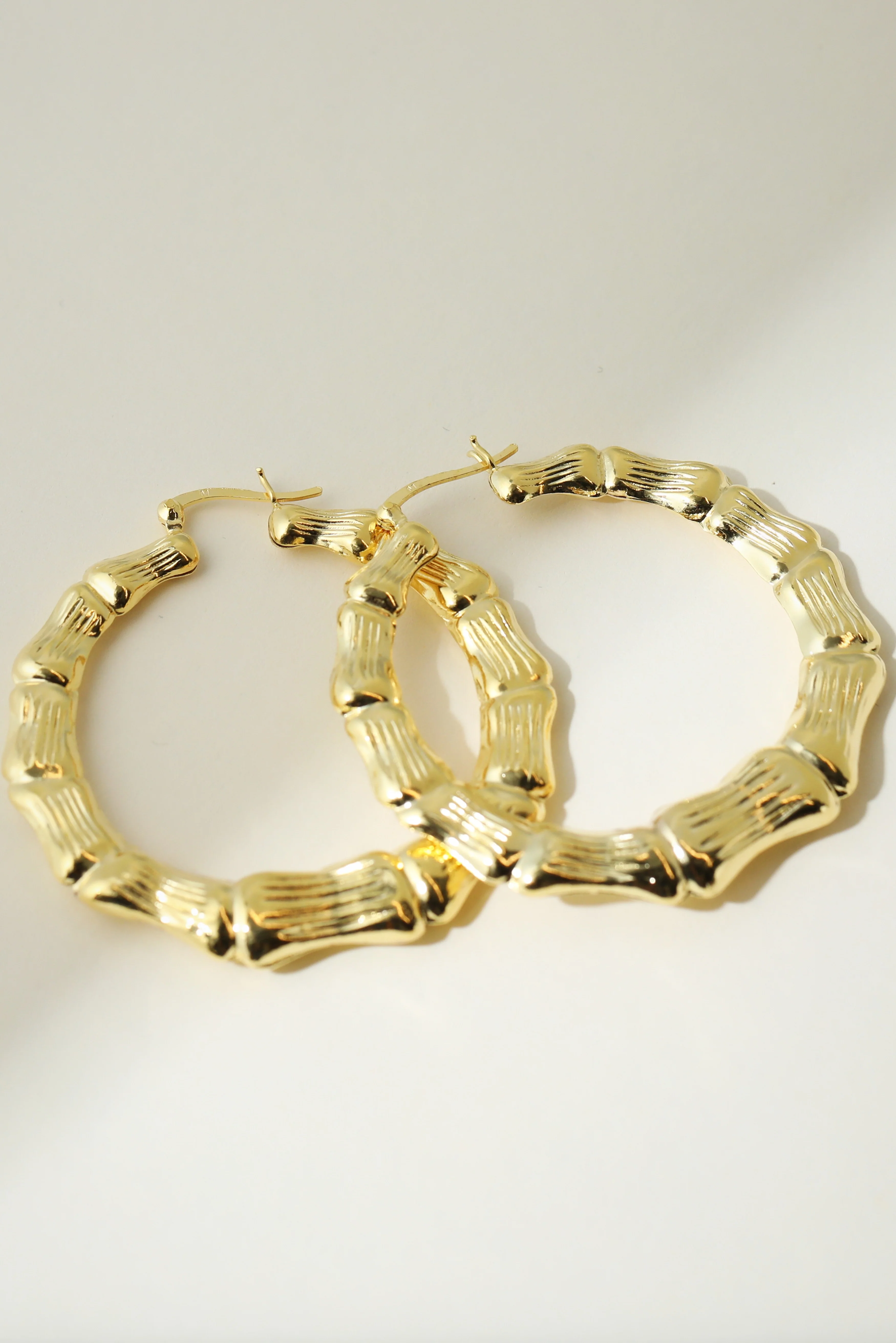 The Bamboo Hoop Earring - Image 4