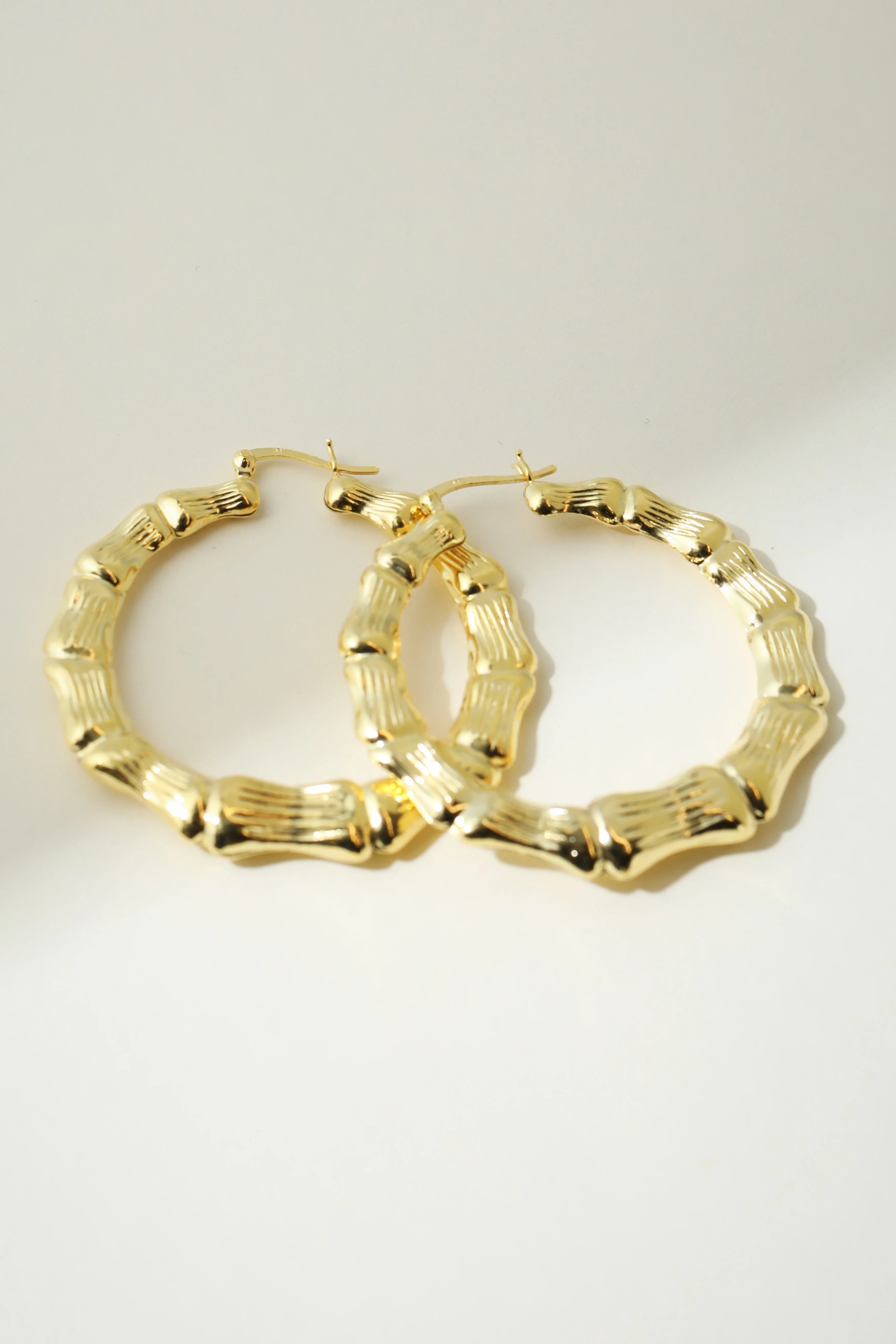 The Bamboo Hoop Earring - Image 5