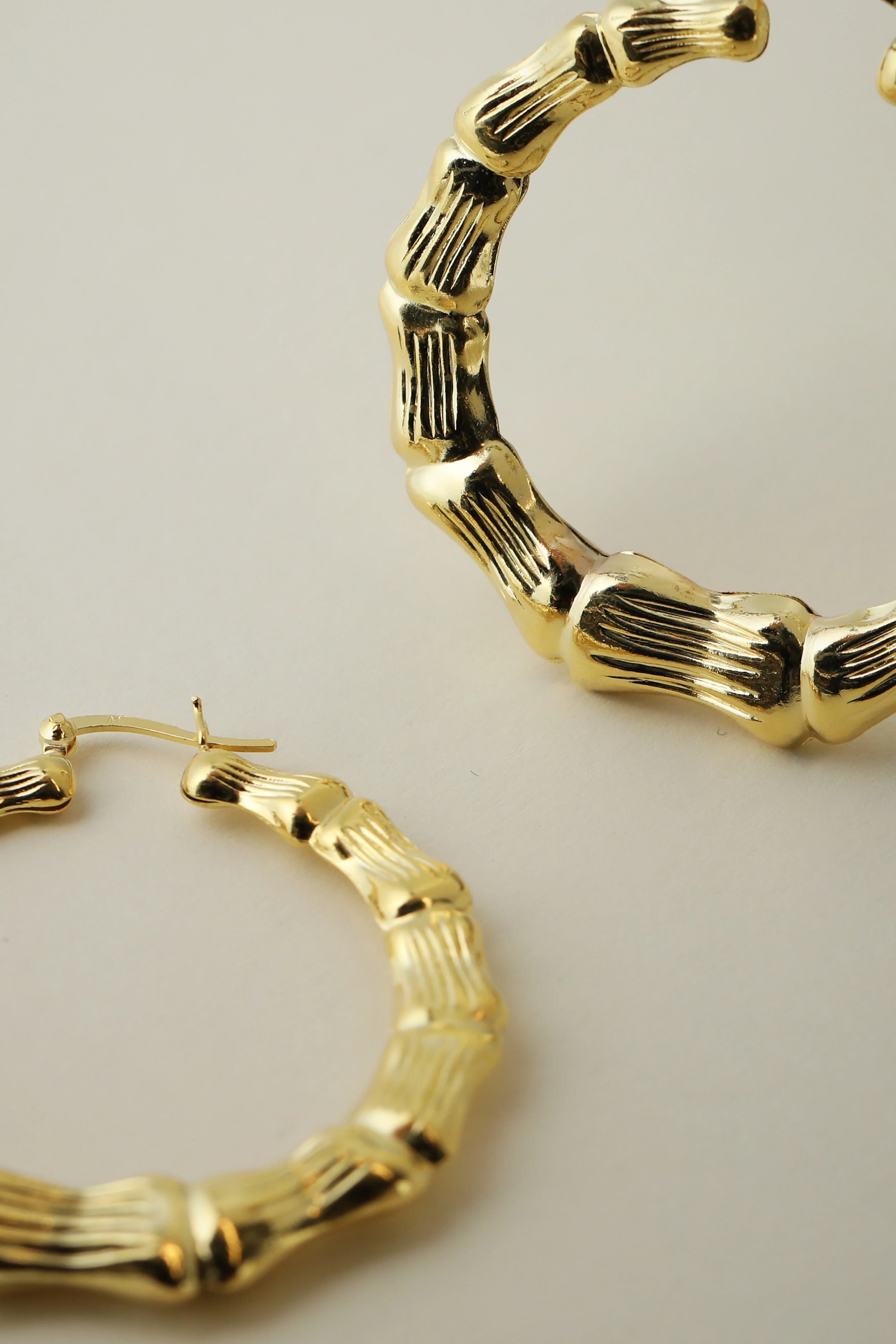 The Bamboo Hoop Earring - Image 6