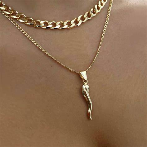 The Bella Cornicello Pendant Necklace - Image 3