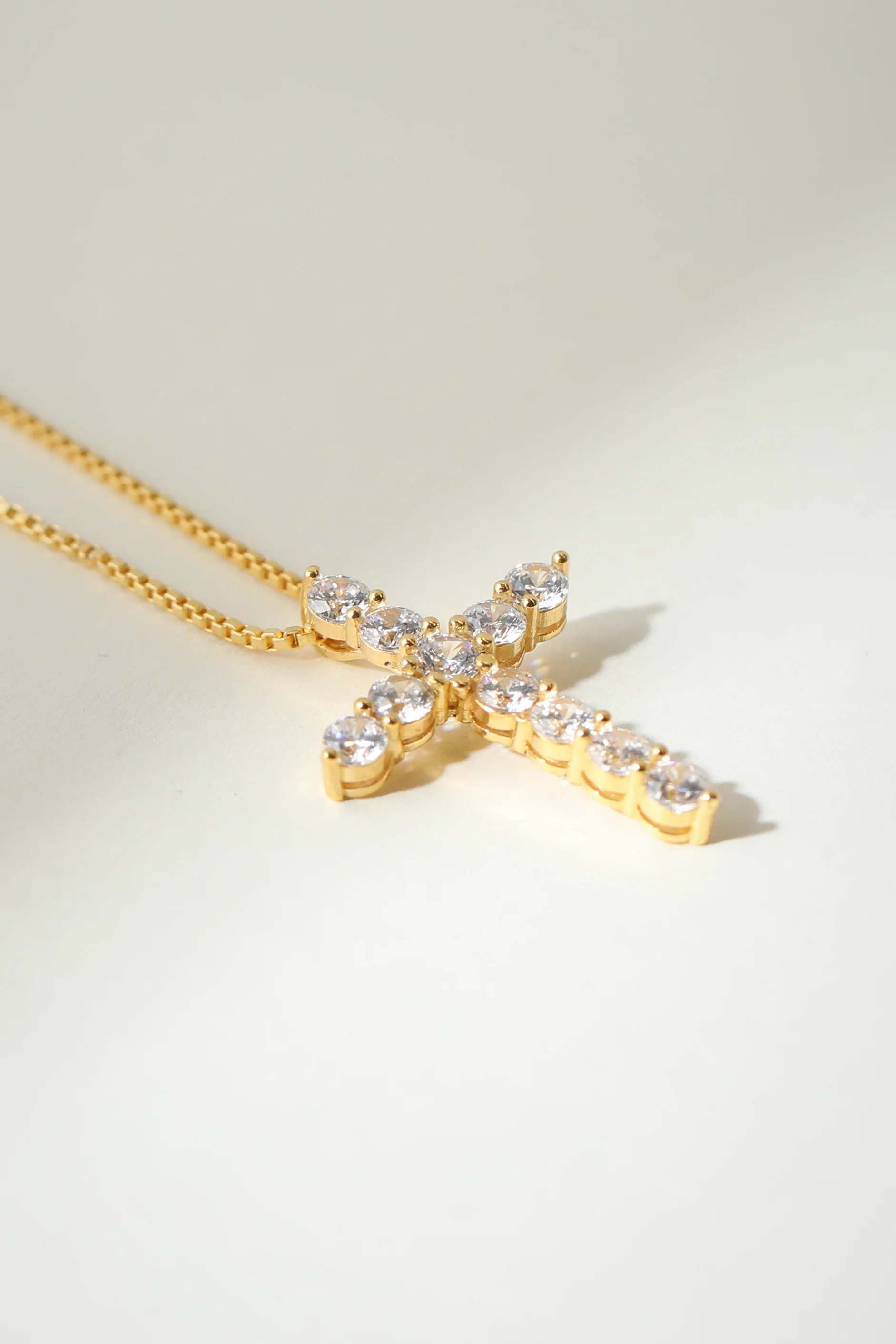 The Bella Pavé Cross Pendant - Image 3