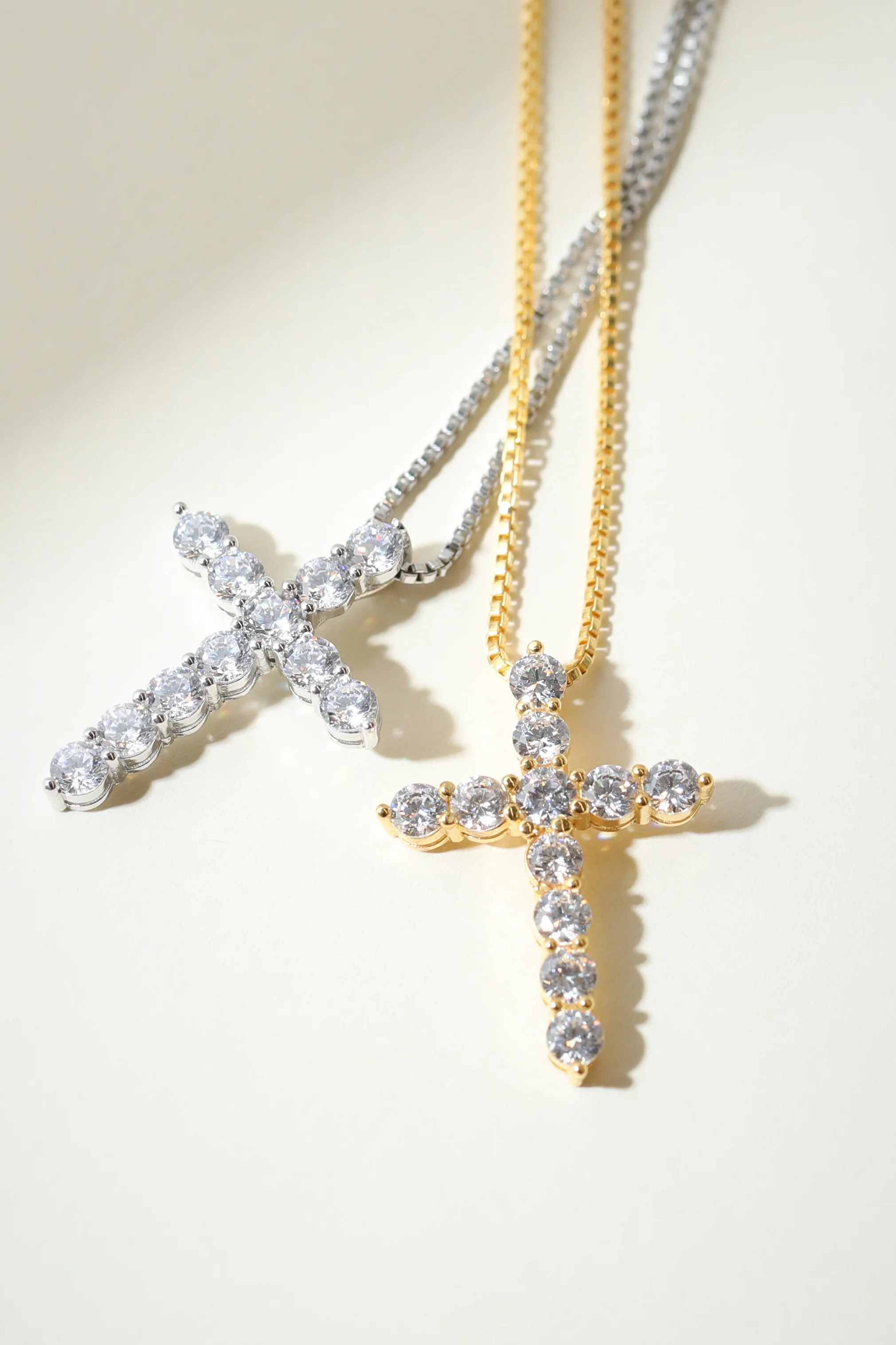 The Bella Pavé Cross Pendant - Image 5