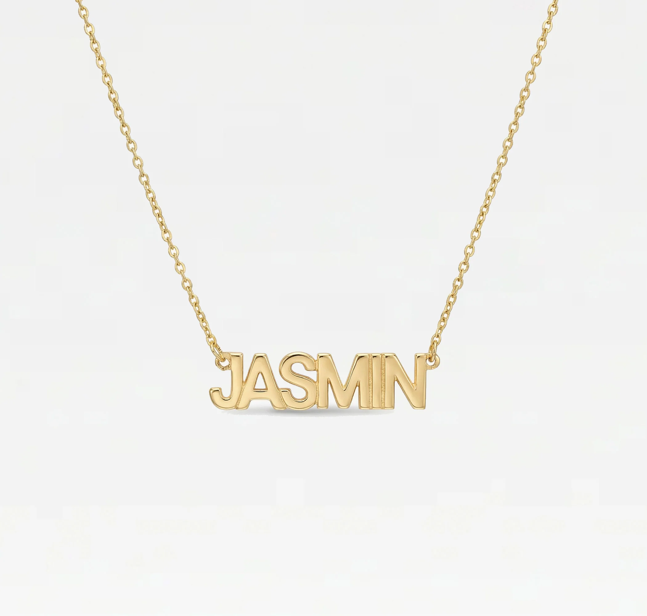 The Block Nameplate Uppercase