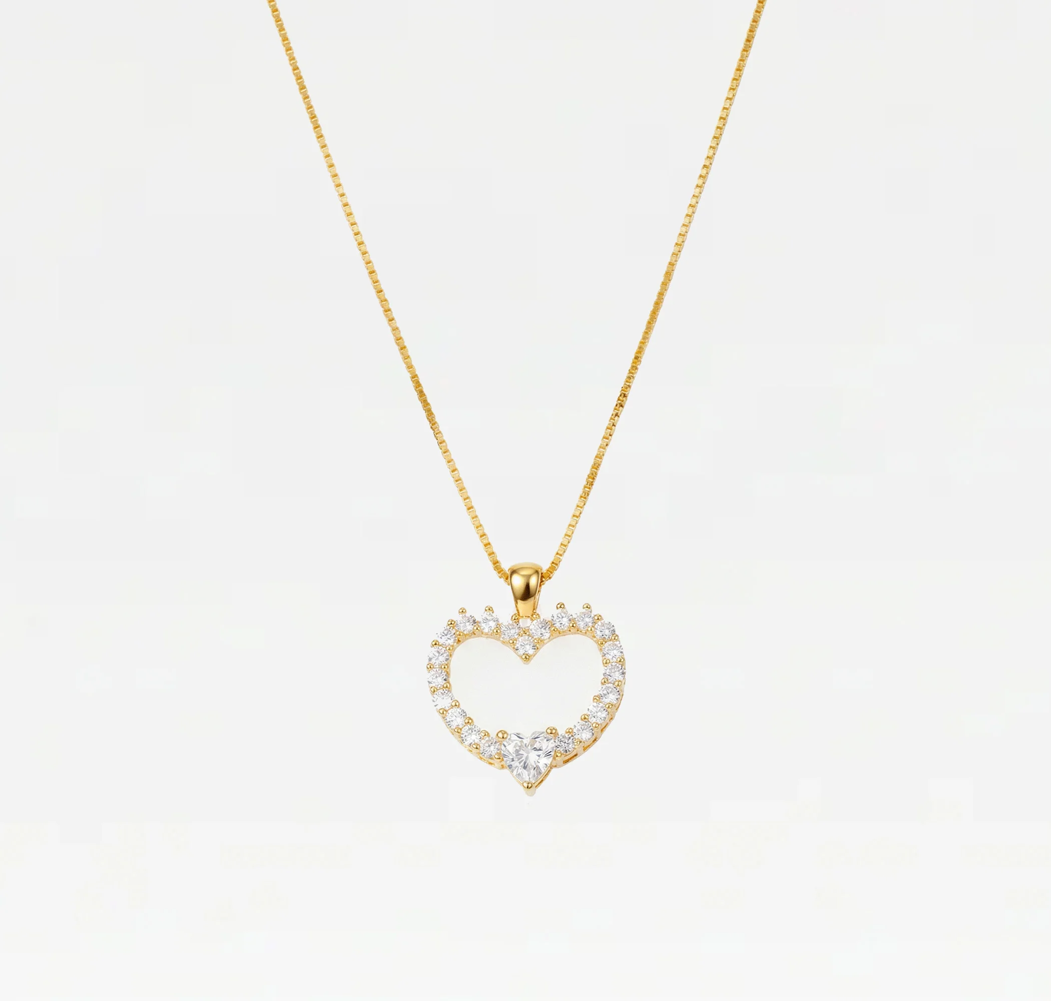 The Citrine Heart Pendant Necklace