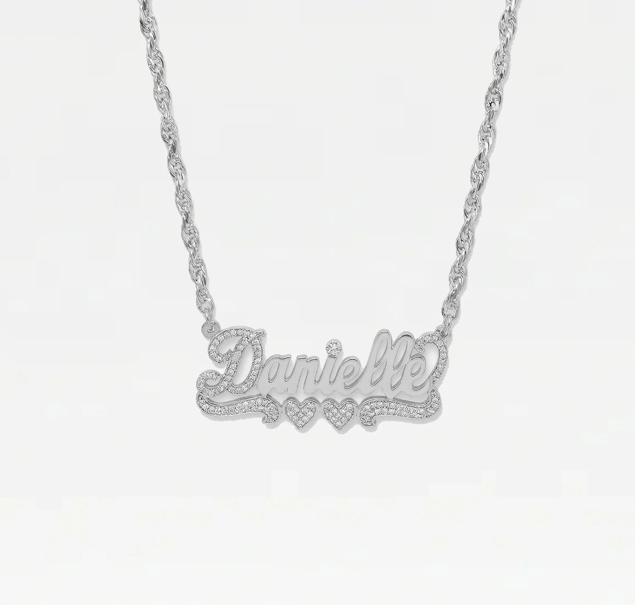The Classic Rope Nameplate Necklace - Image 5