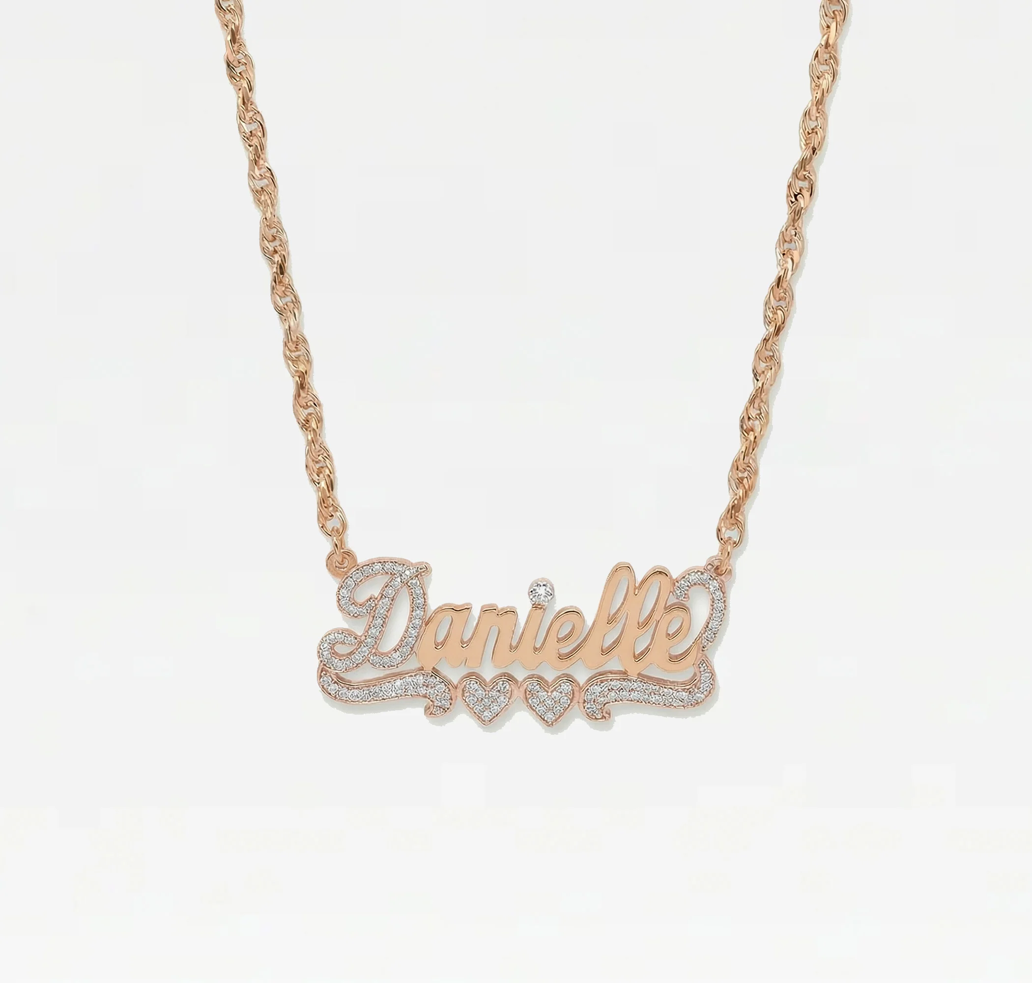 The Classic Rope Nameplate Necklace - Image 7