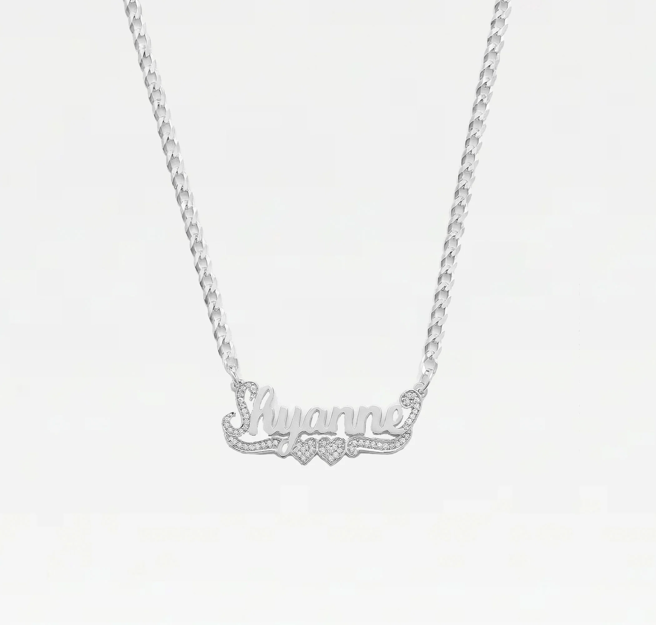 The Cut Nameplate Necklace - Image 10