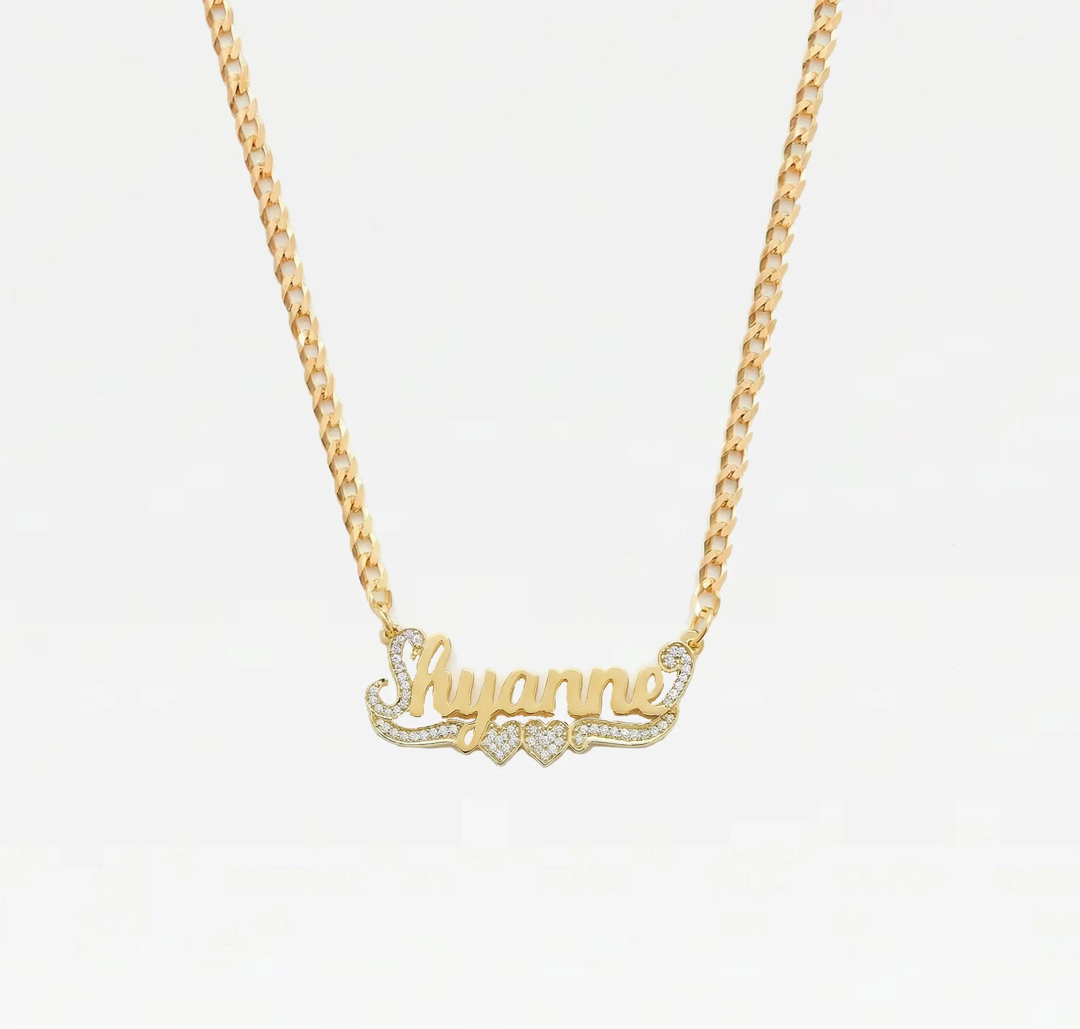 The Cut Nameplate Necklace - Image 14