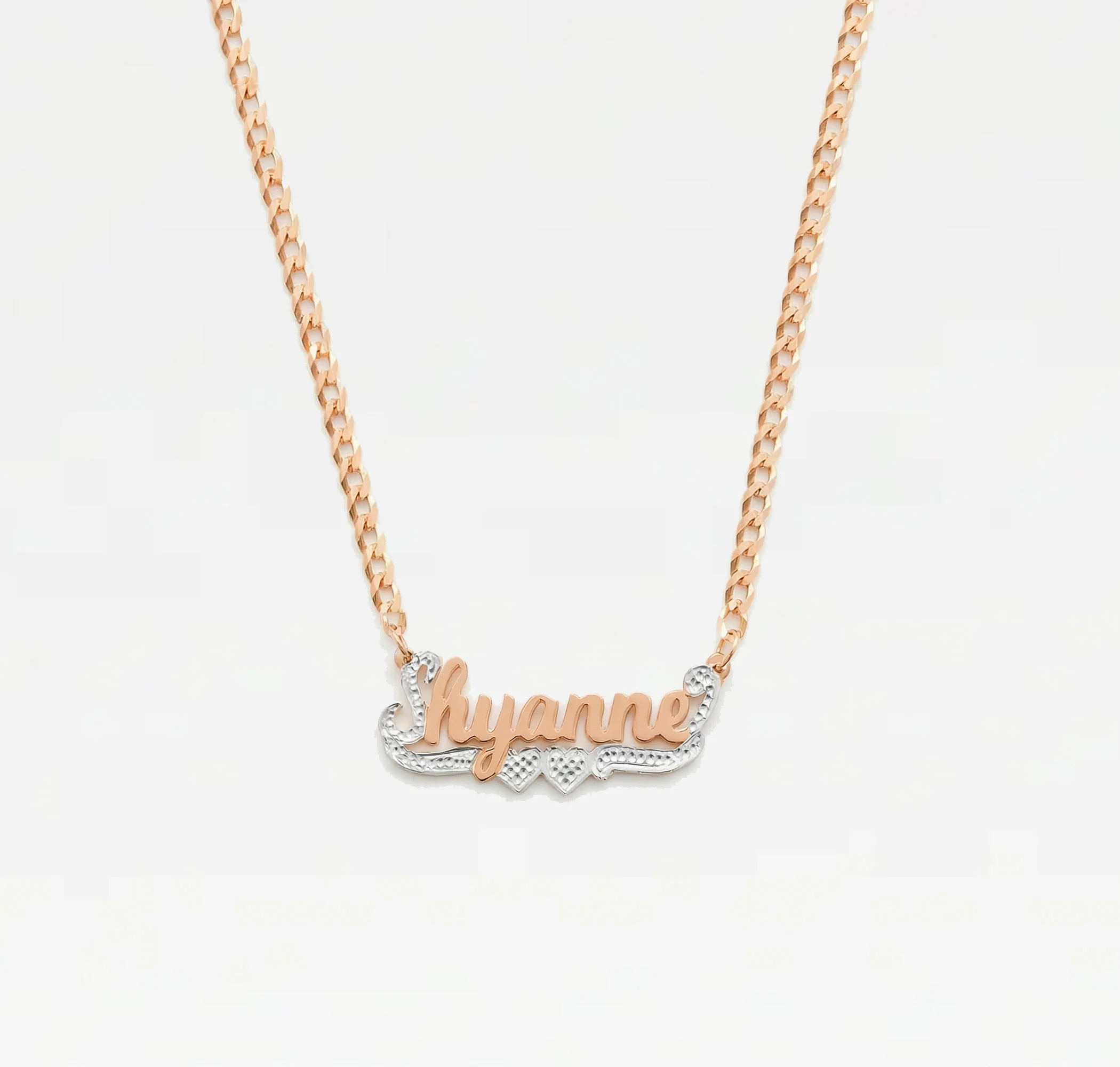 The Cut Nameplate Necklace - Image 8