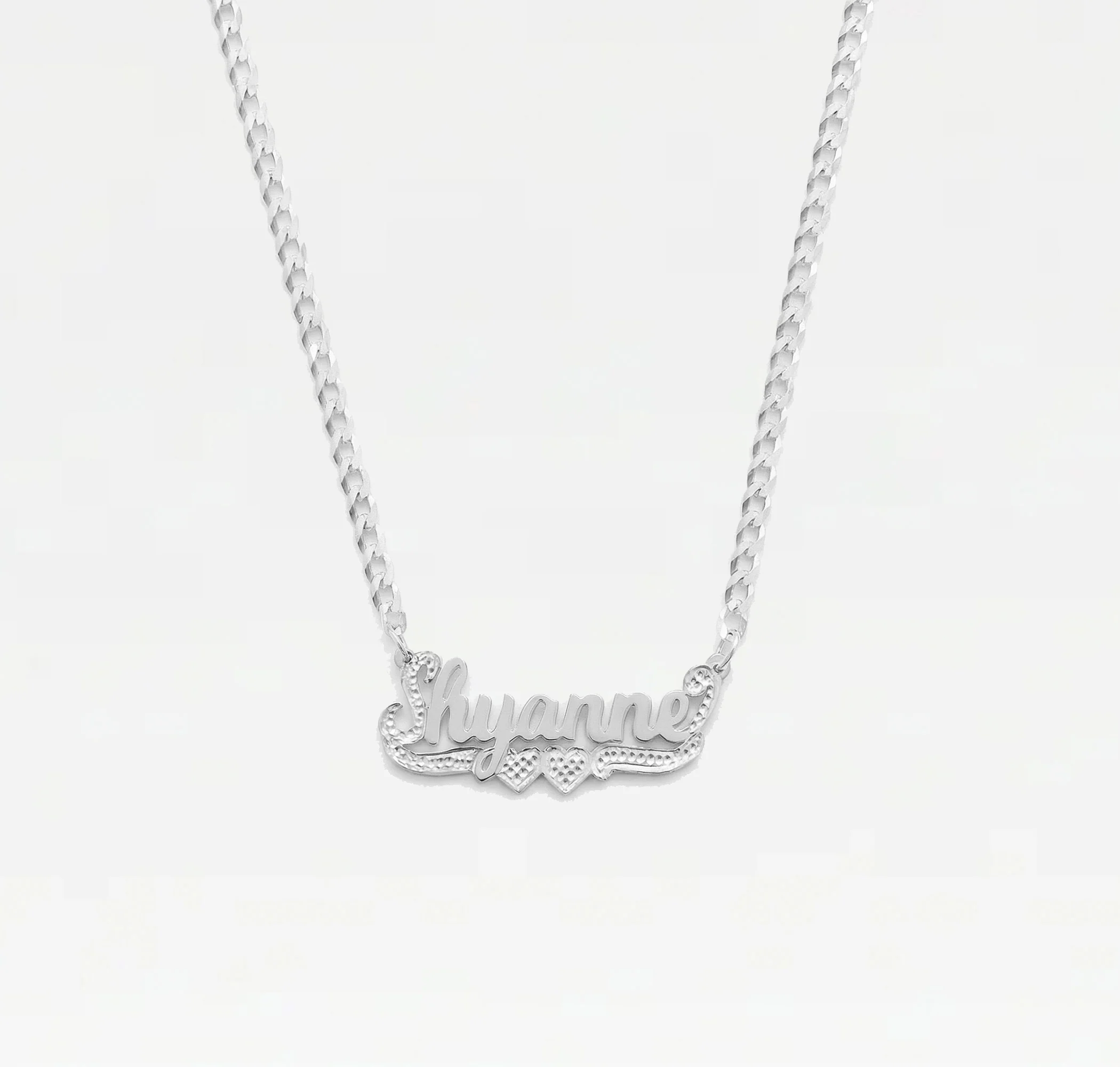 The Cut Nameplate Necklace - Image 9