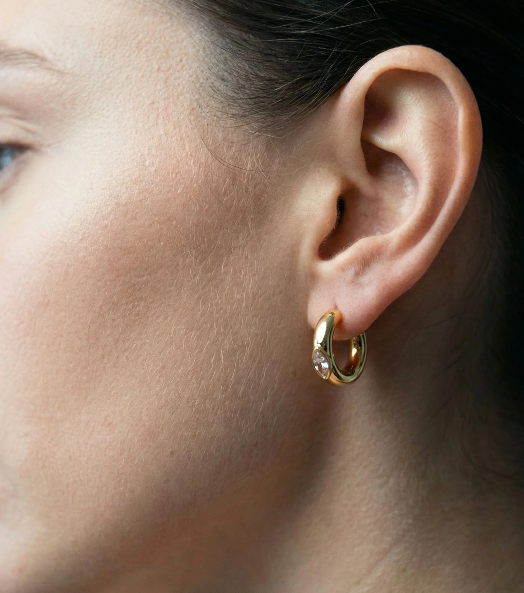 THE DEVON MARQUIS HOOP EARRINGS - Image 3