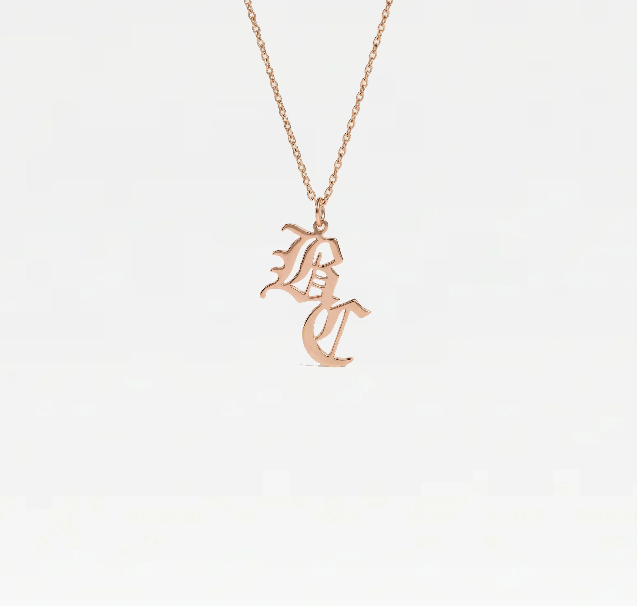 The Double Old English Pendant - Image 4