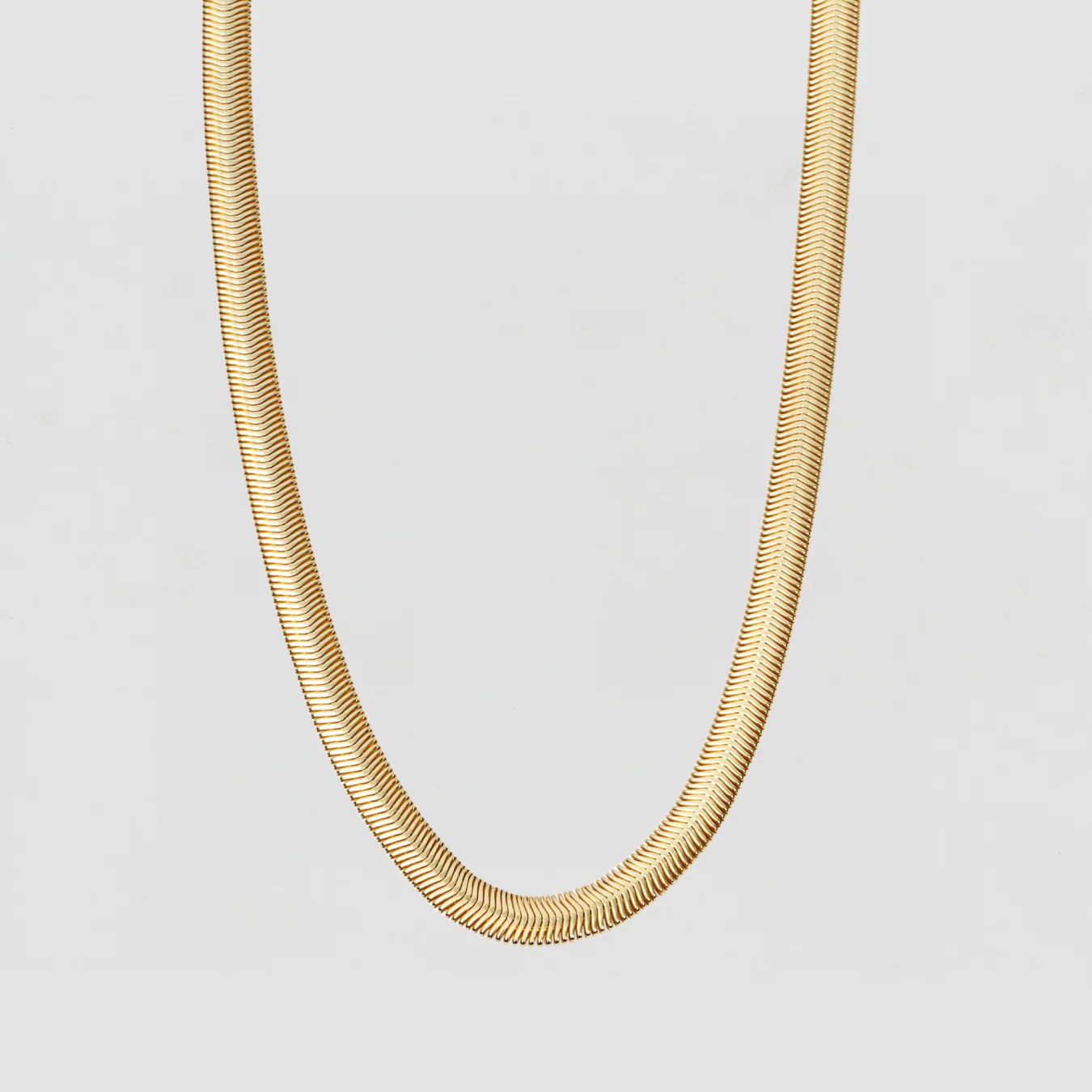 The Flat Cobra Chain Necklace - Image 4