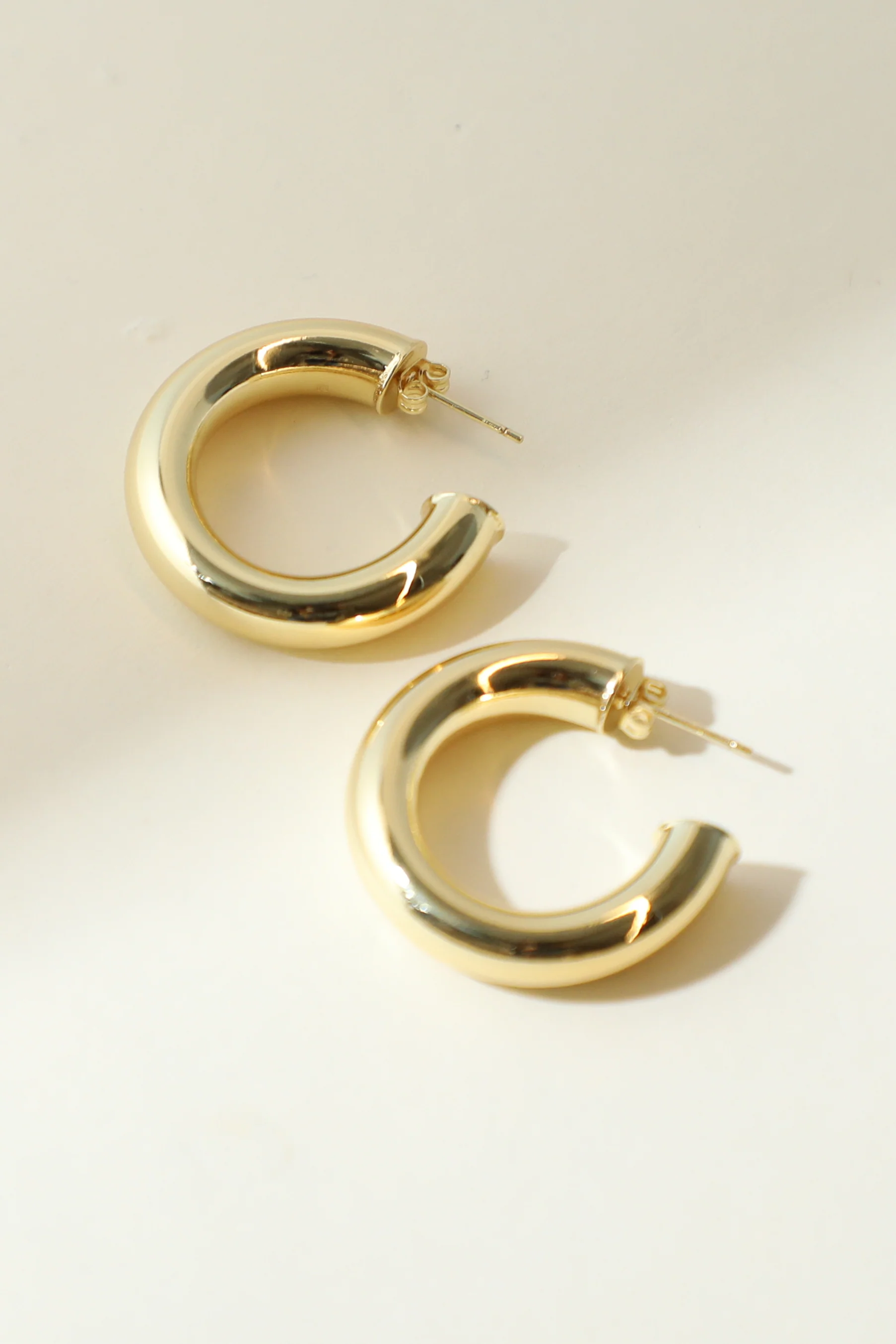 The Gold Madison Hoops - Image 3