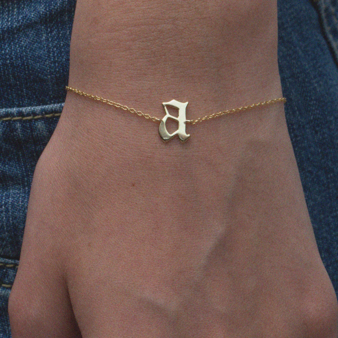 The Gothic Letter Bracelet - Image 3