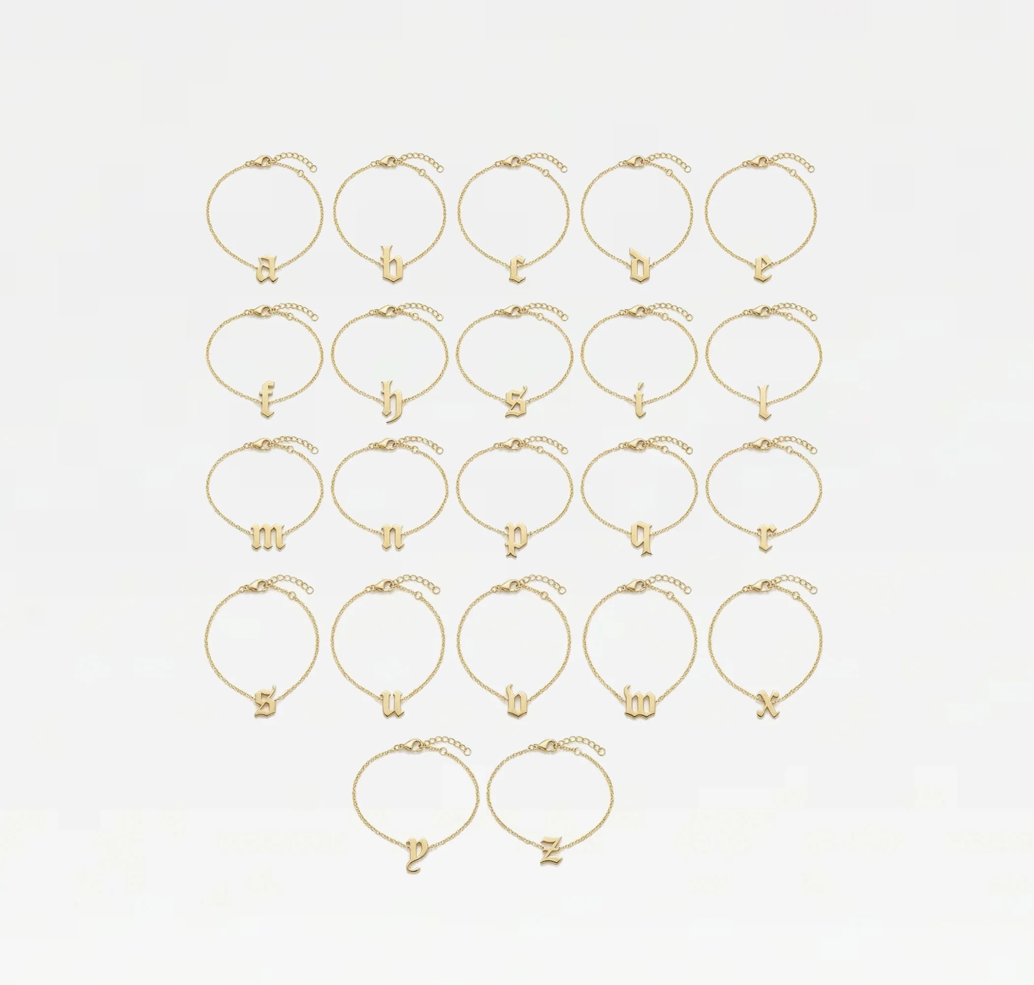 The Gothic Letter Bracelet - Image 5
