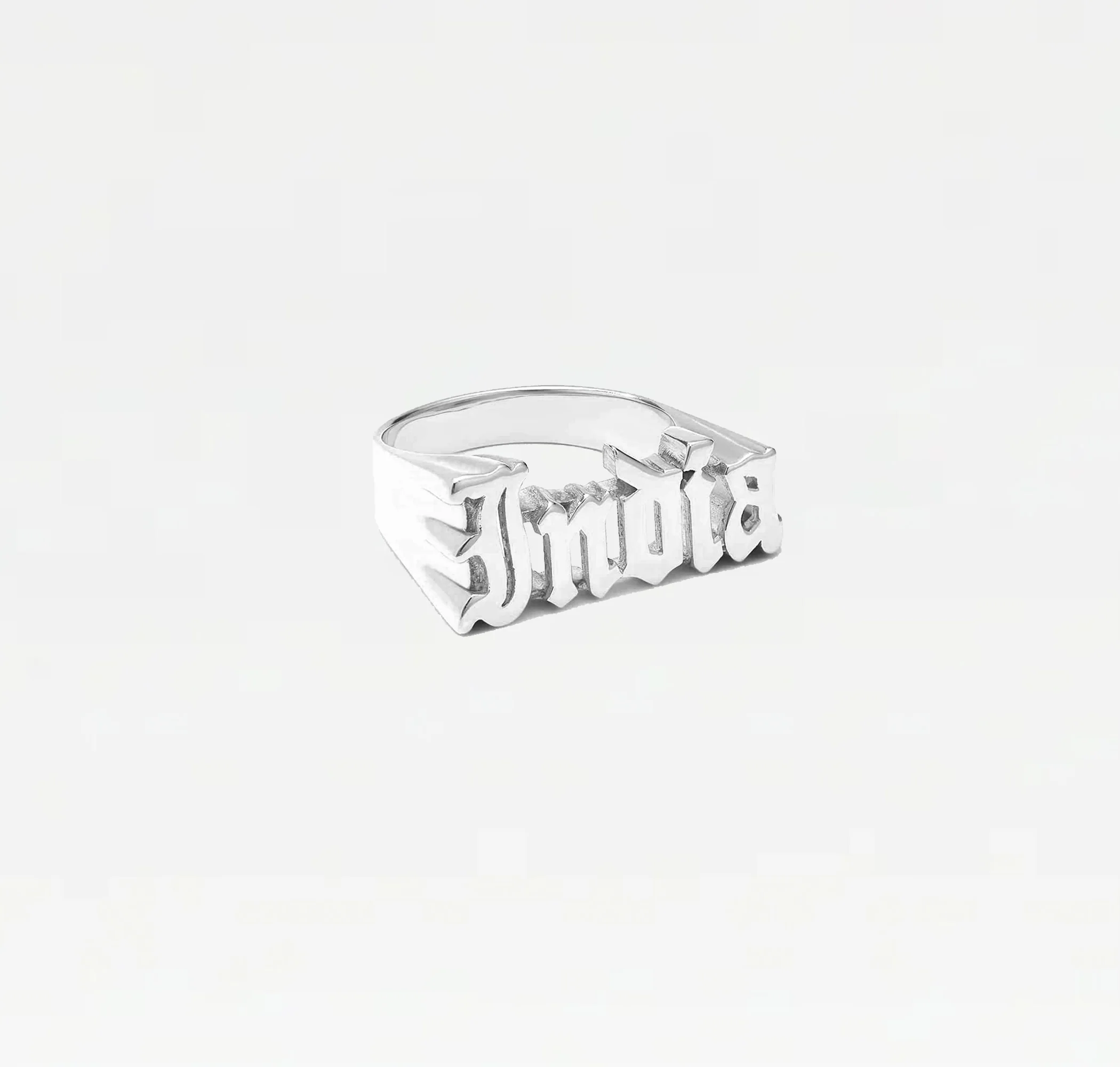 The Gothic Name Ring - Image 5