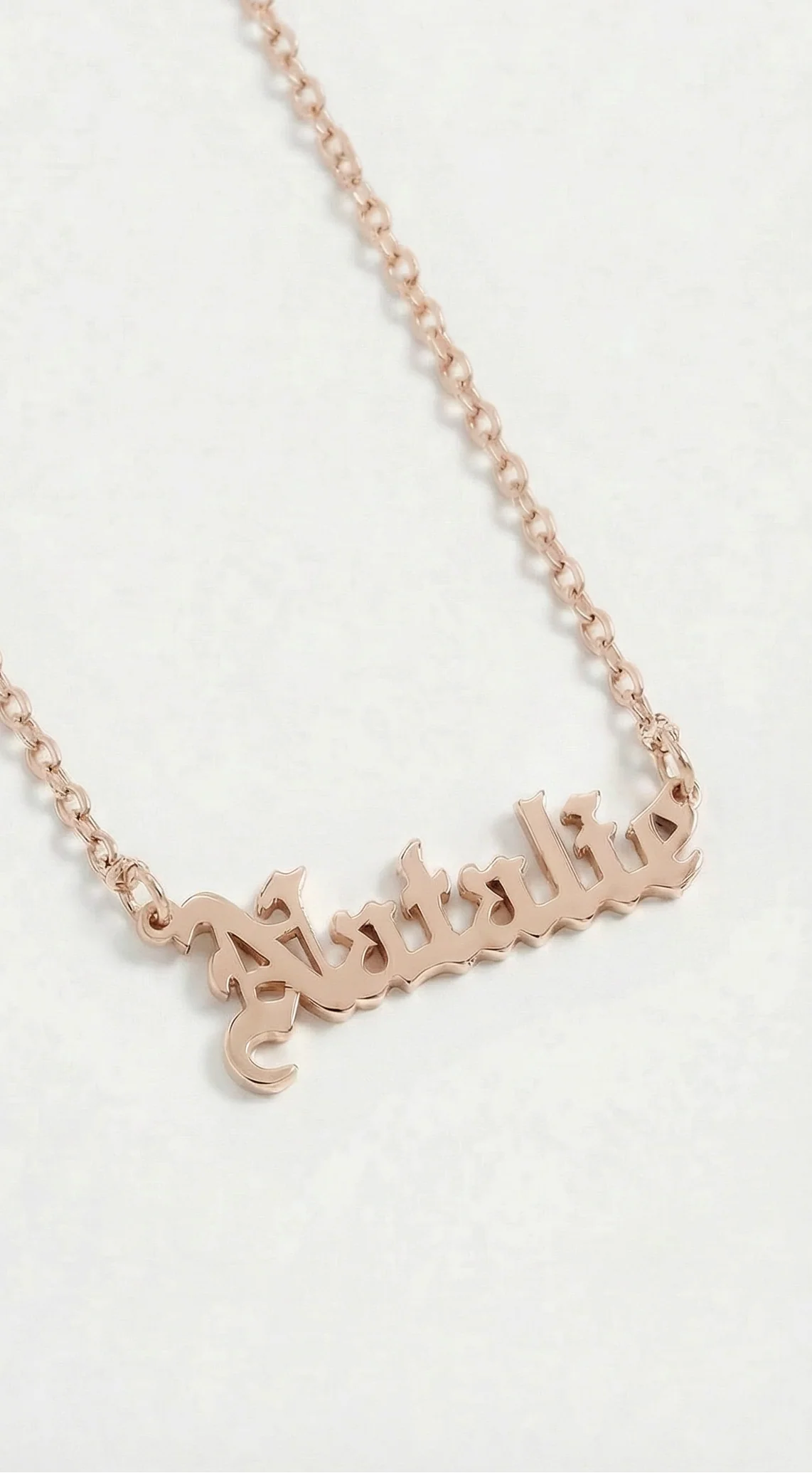 The Gothic Nameplate Necklace - Image 7