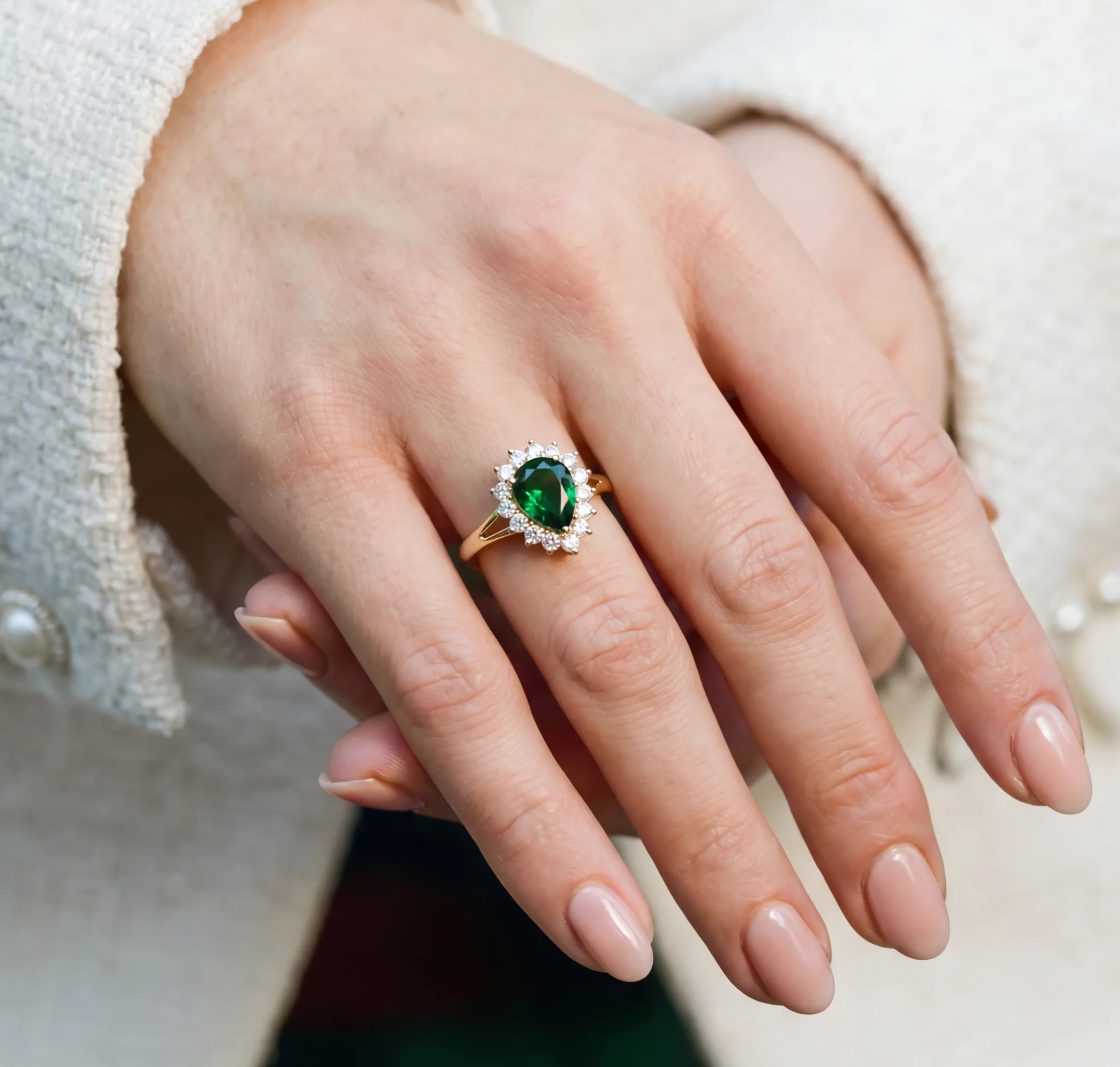 The Green Gemstone Heirloom Ring - Image 2