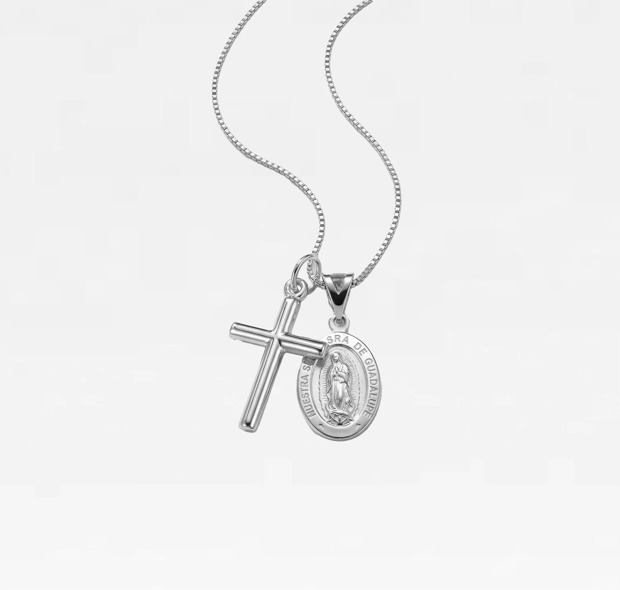 The Guadalupe Cross Necklace - Image 3