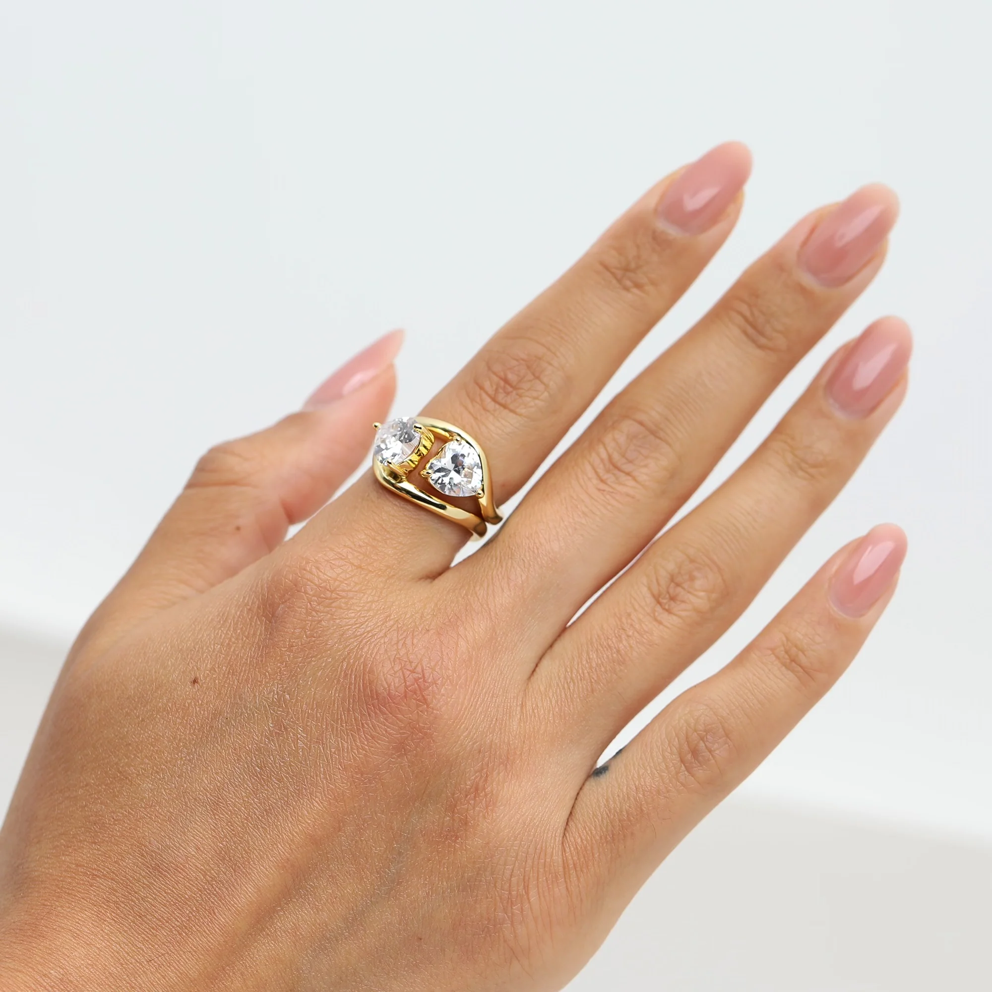The Heart Stone Ring (Set of 2) - Image 5