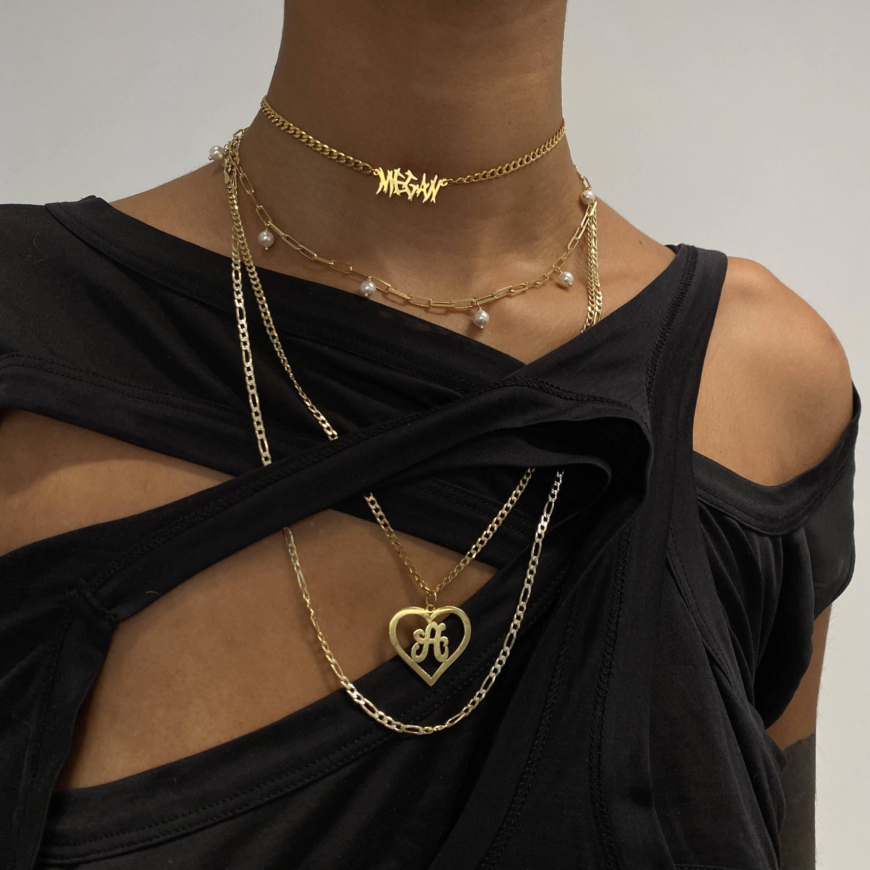 The Heavy Metal Mini Choker Nameplate - Image 3