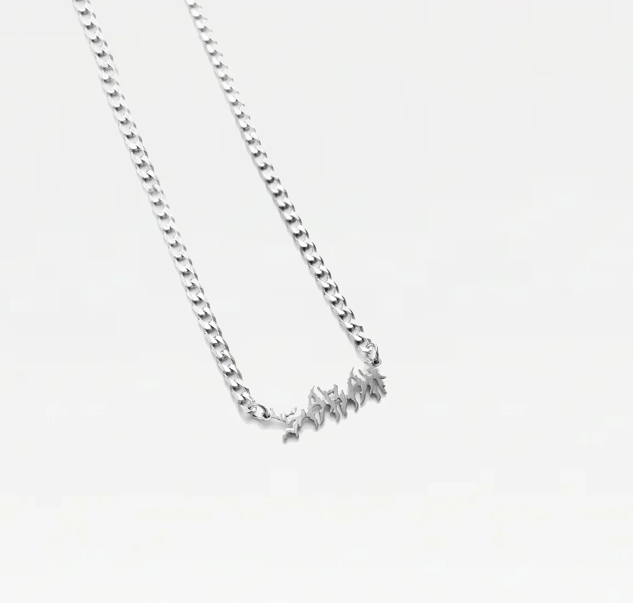 The Heavy Metal Mini Choker Nameplate - Image 4