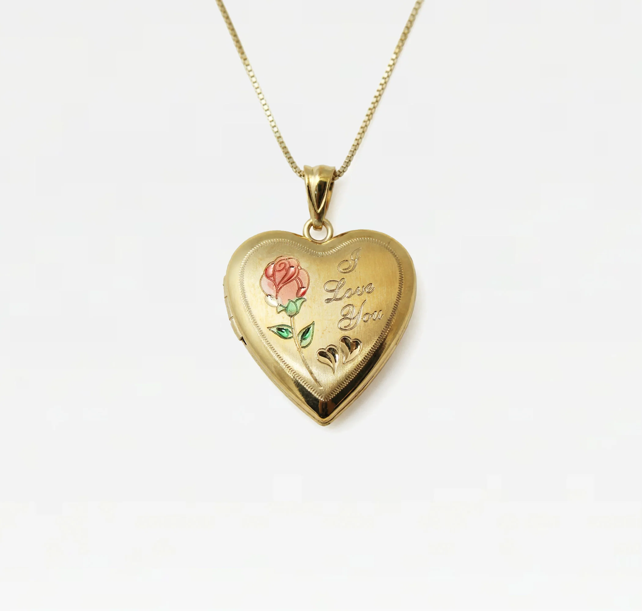 The I Love You Rose Photo Locket