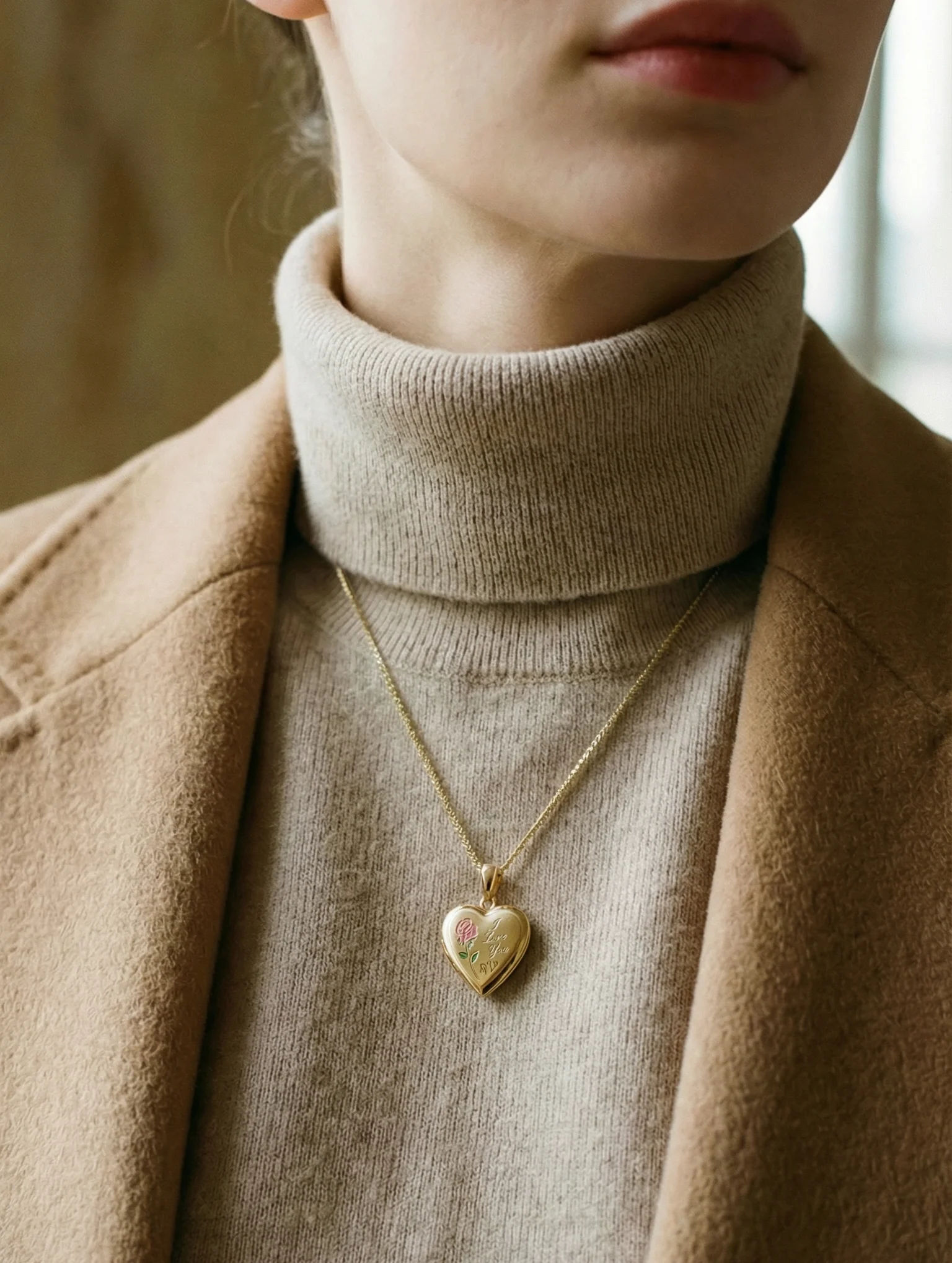 The I Love You Rose Photo Locket - Image 2