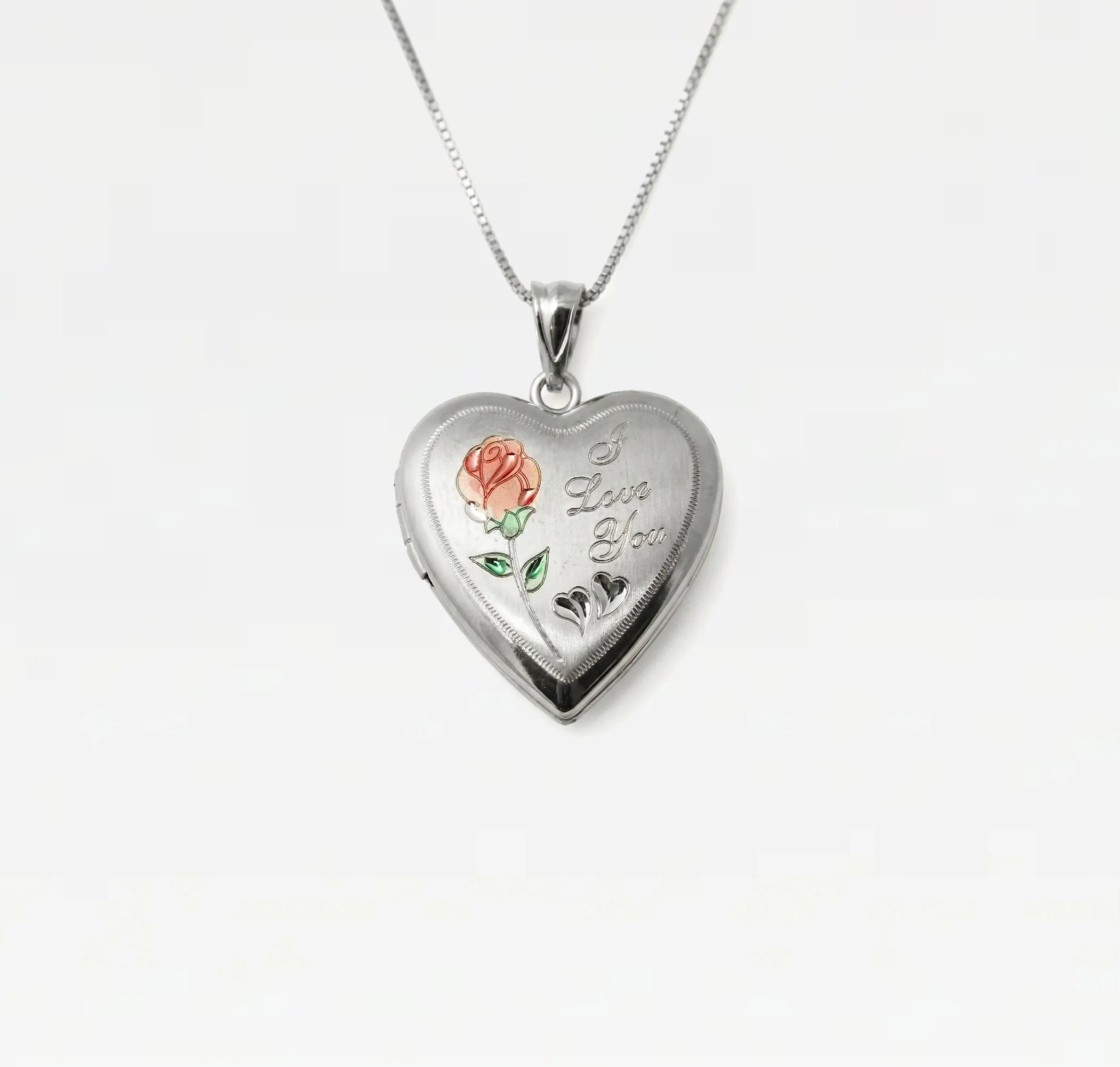 The I Love You Rose Photo Locket - Image 3