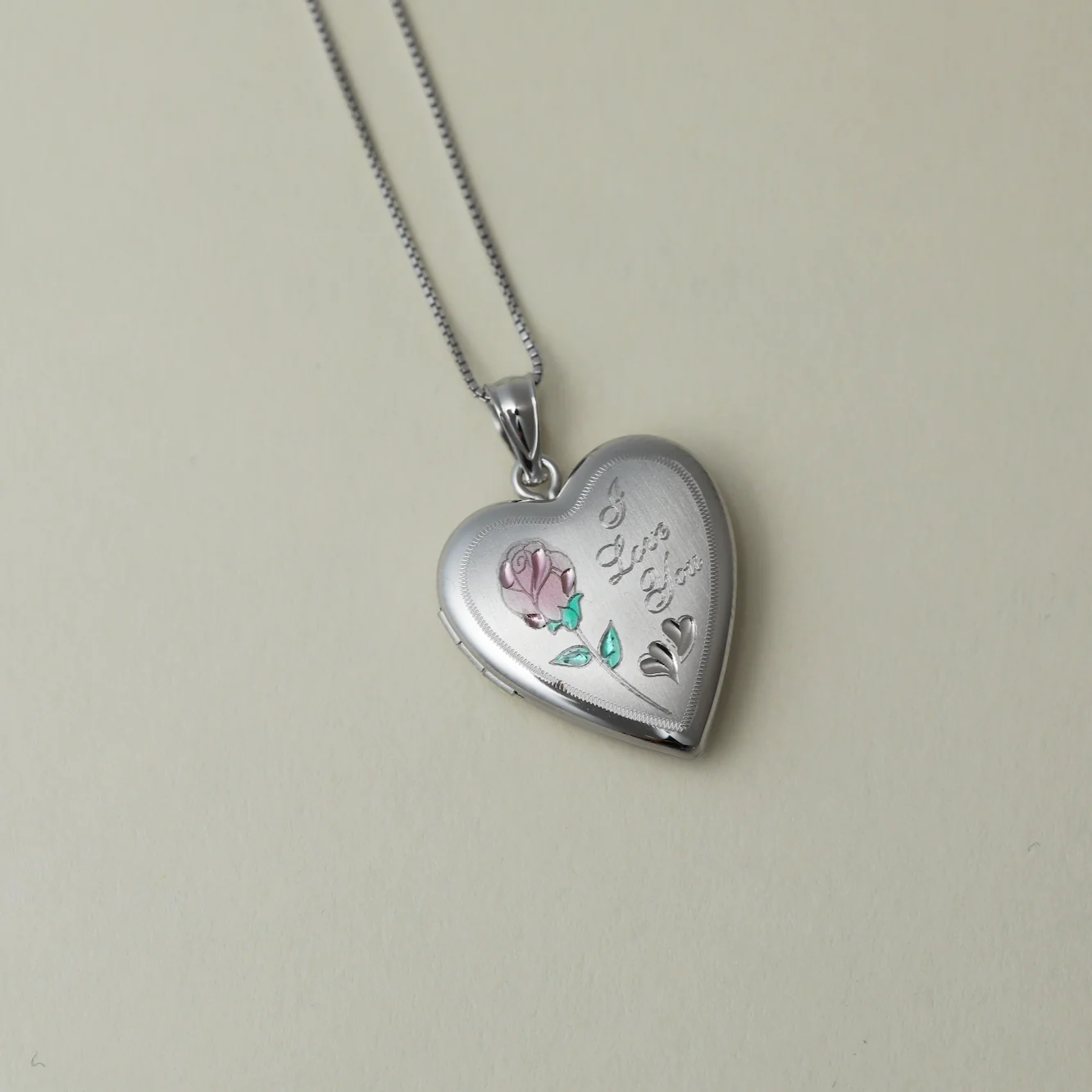 The I Love You Rose Photo Locket - Image 5