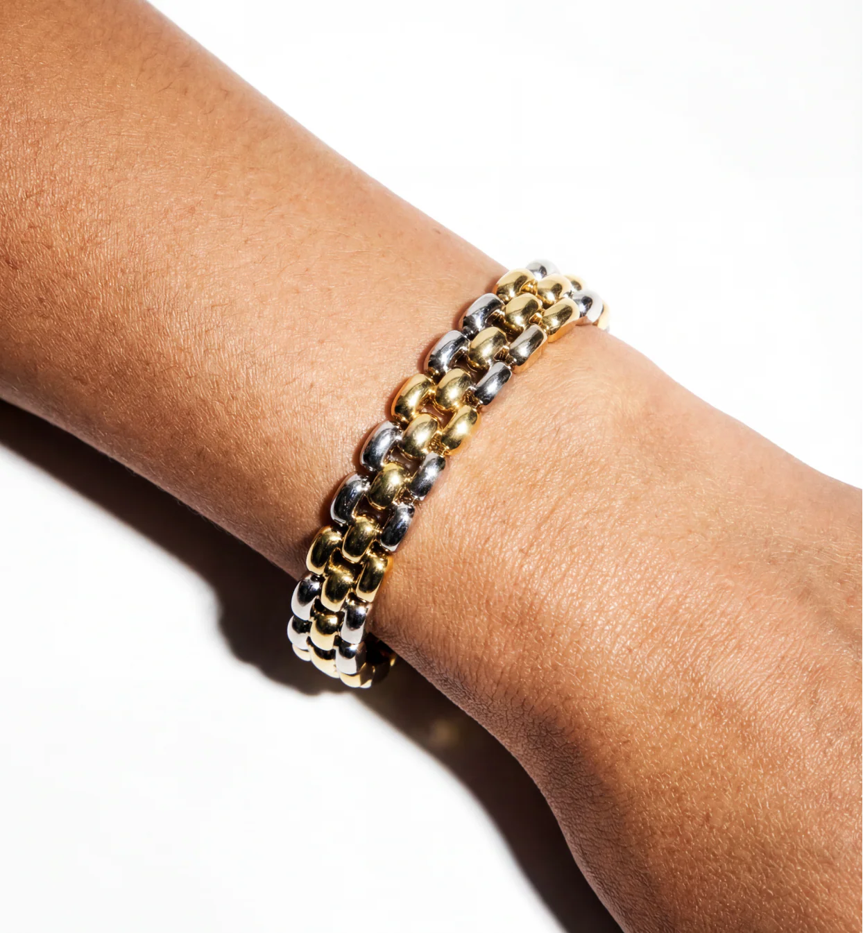 THE LILI TWO TONE SLIP BRACELET - Image 2