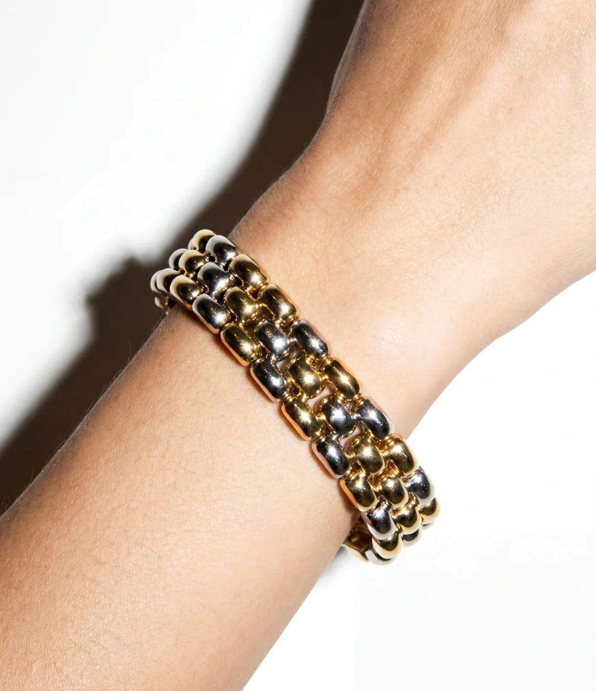THE LILI TWO TONE SLIP BRACELET - Image 4