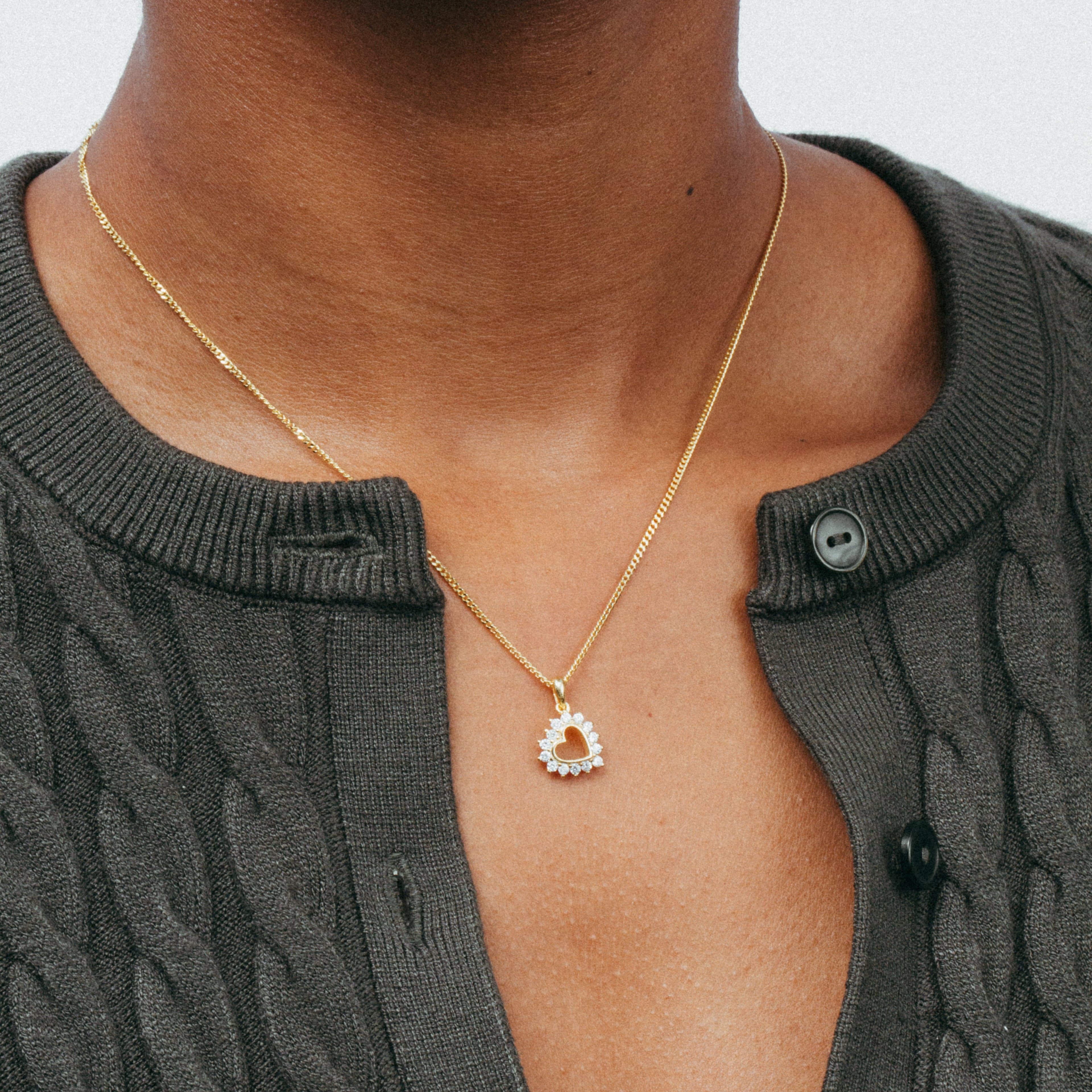 The Marie Heart Pendant Necklace - Image 3