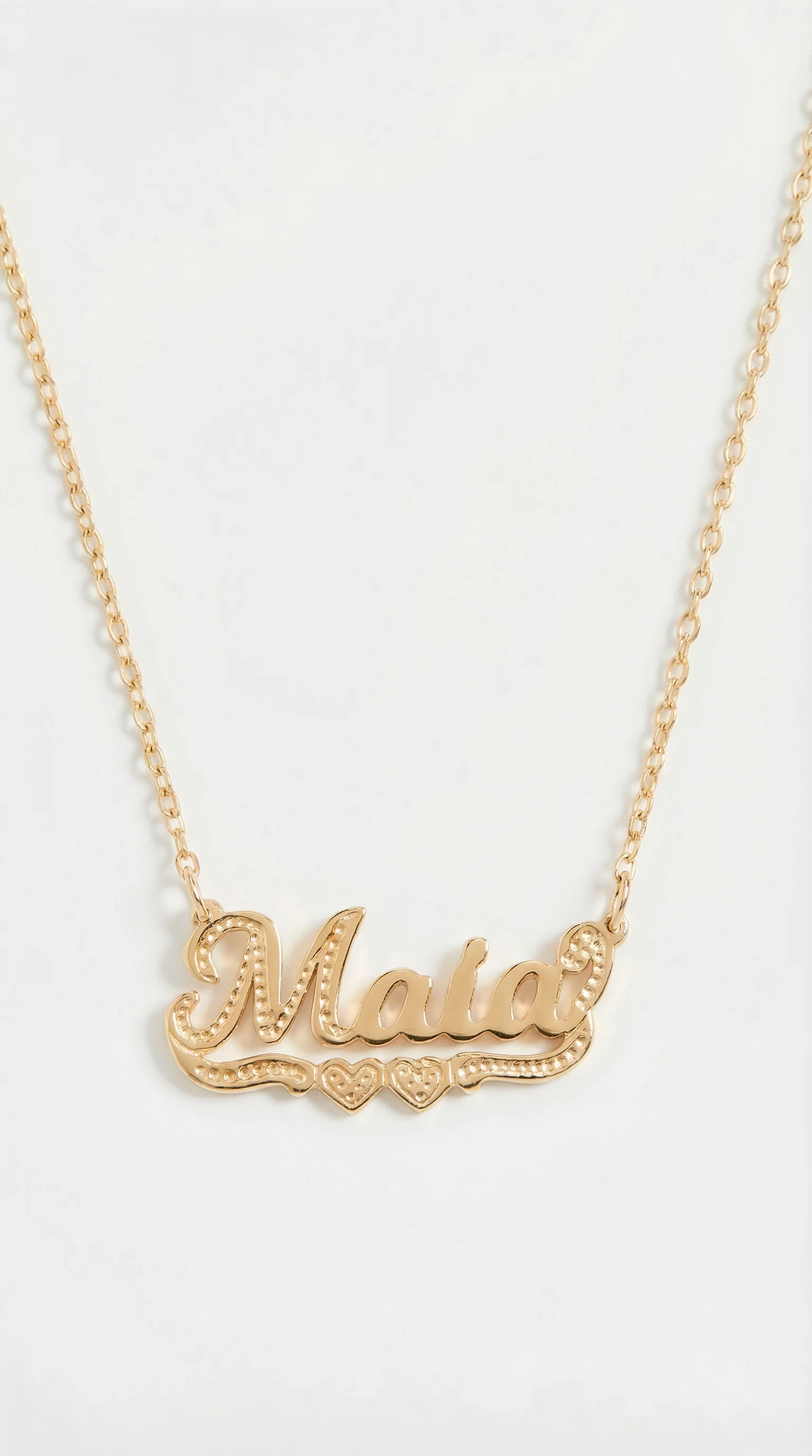 The Mini Classic Nameplate Necklace - Image 5