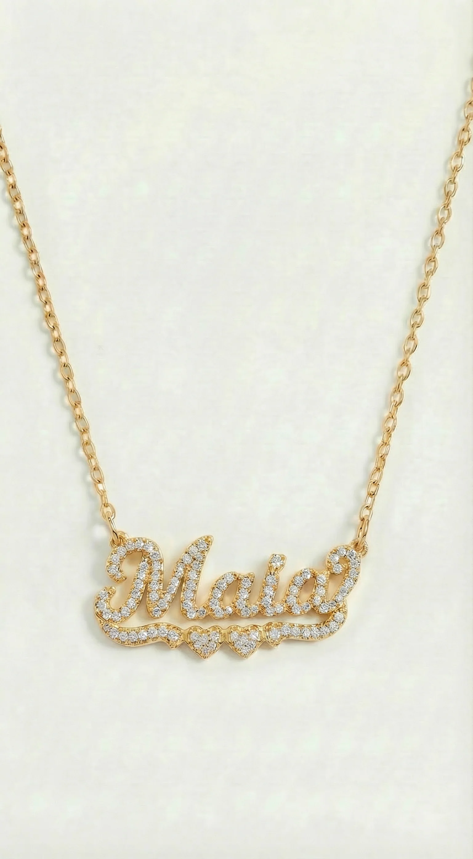 The Mini Classic Nameplate Necklace - Image 7
