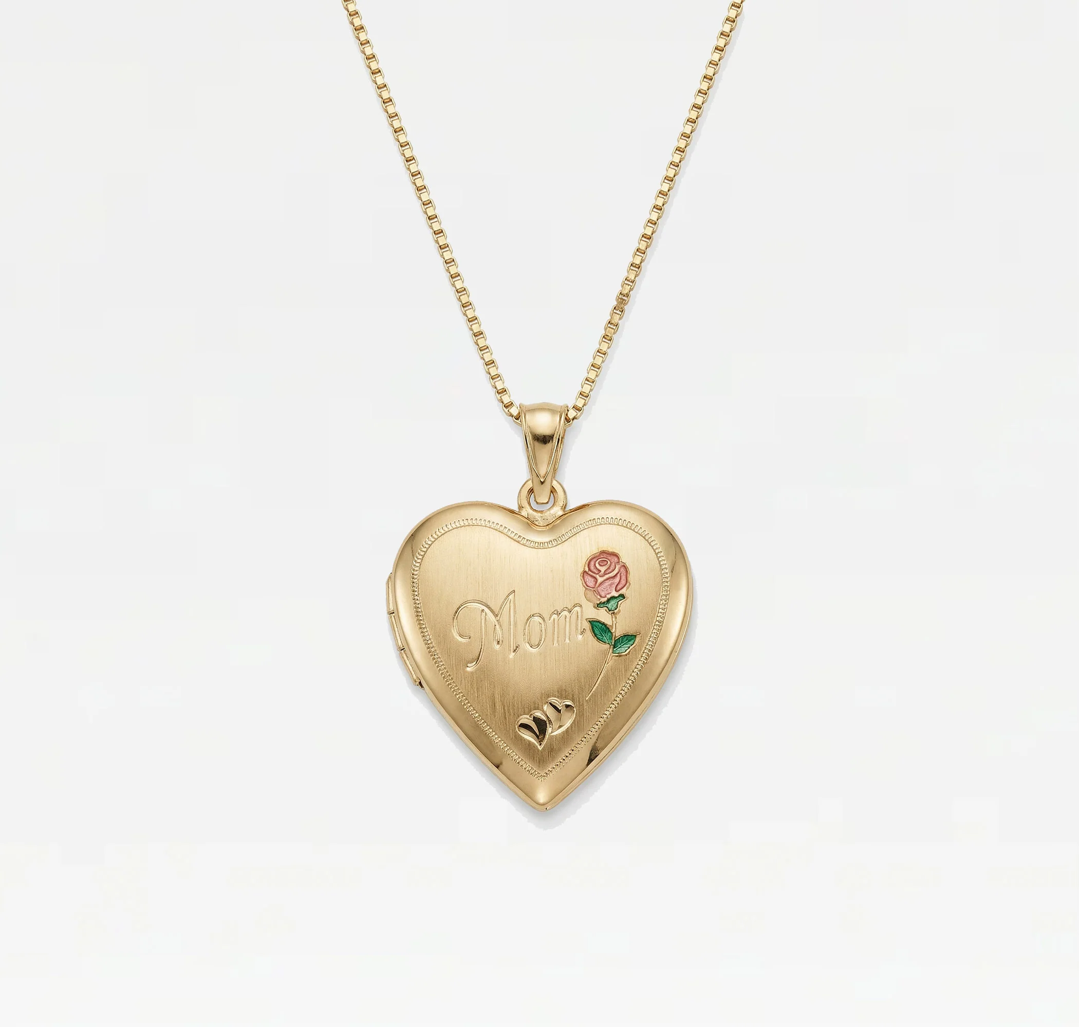 The Mom Mini Rose Photo Locket