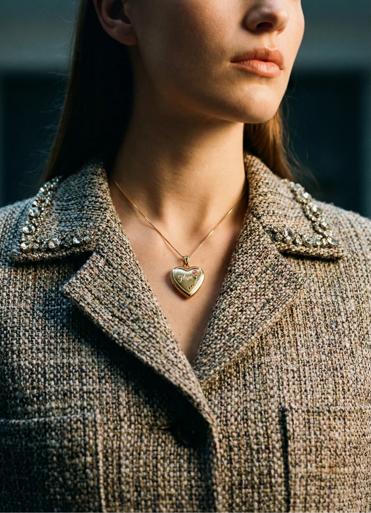 The Mom Rose Photo Locket - Image 2