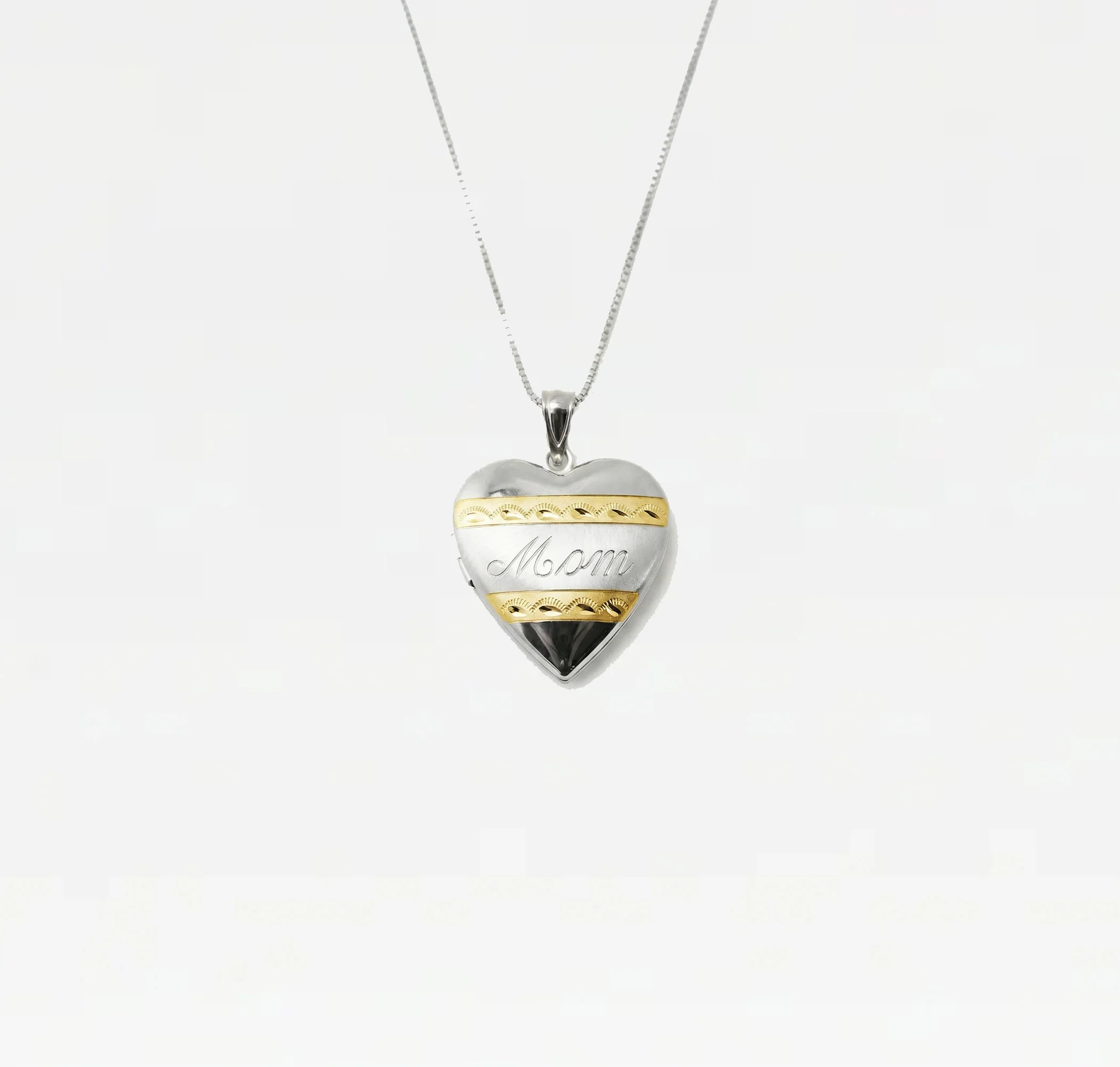The Mom Two Tone Photo Locket - Image 3