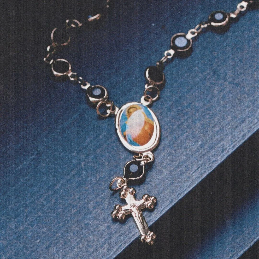 The Onyx Rosary Anklet - Image 4