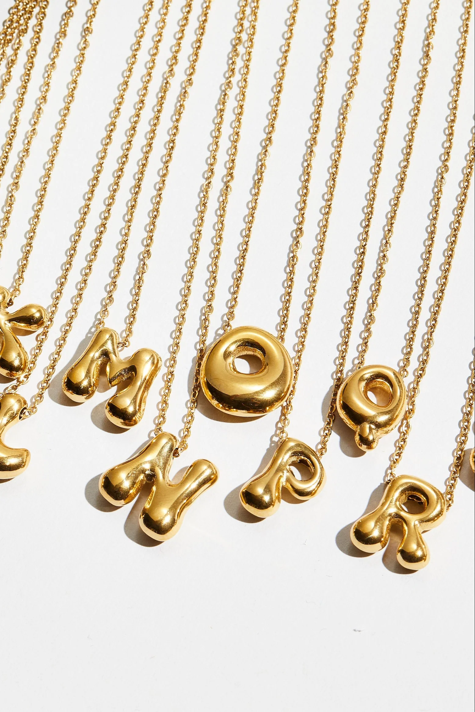 THE ORNATE BUBBLE LETTER NECKLACE - Image 7