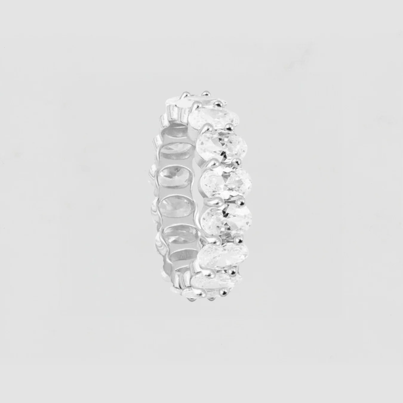 The Oval Cut Eternity Band - Image 5