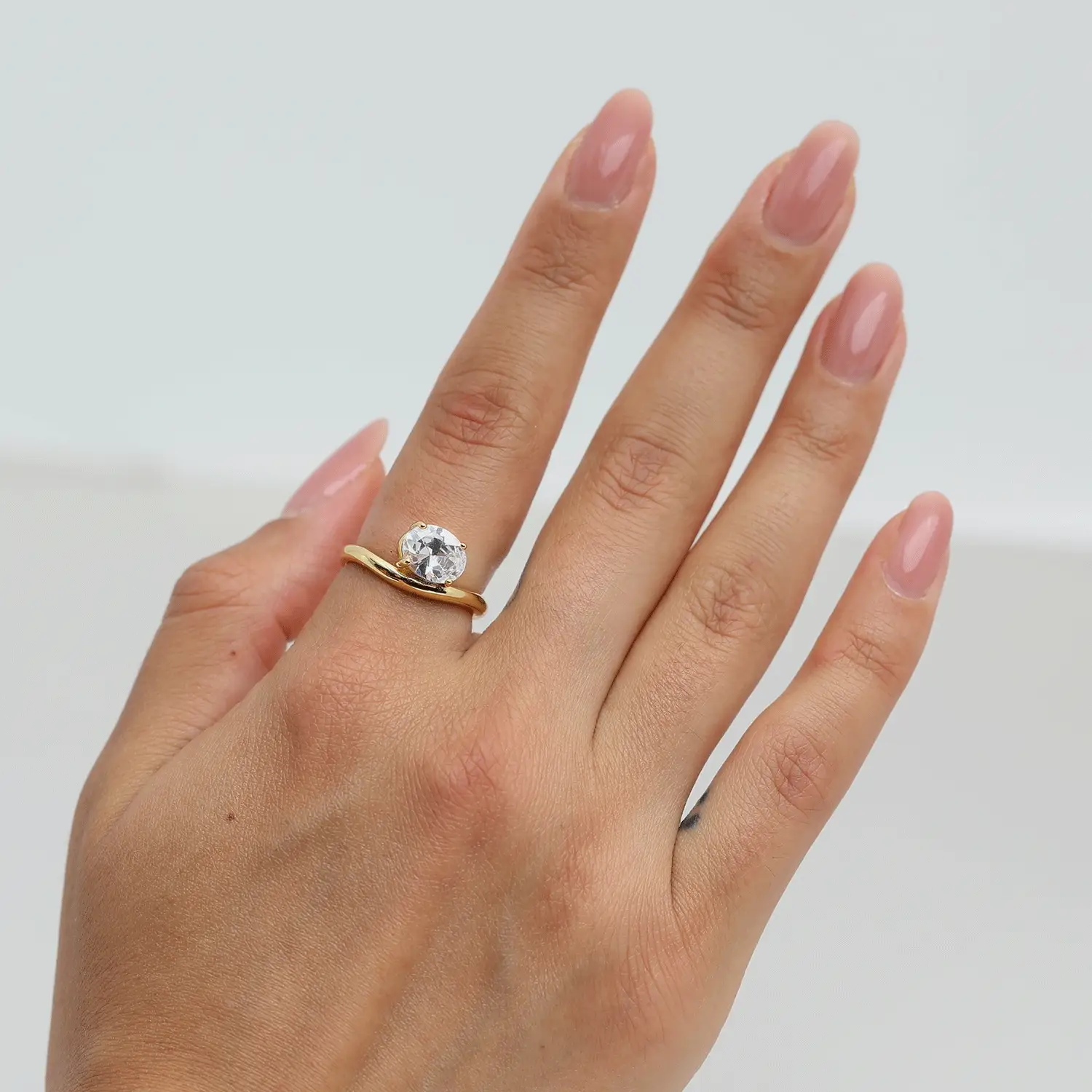 The Oval Stone Ring (Set of 2) - Image 4