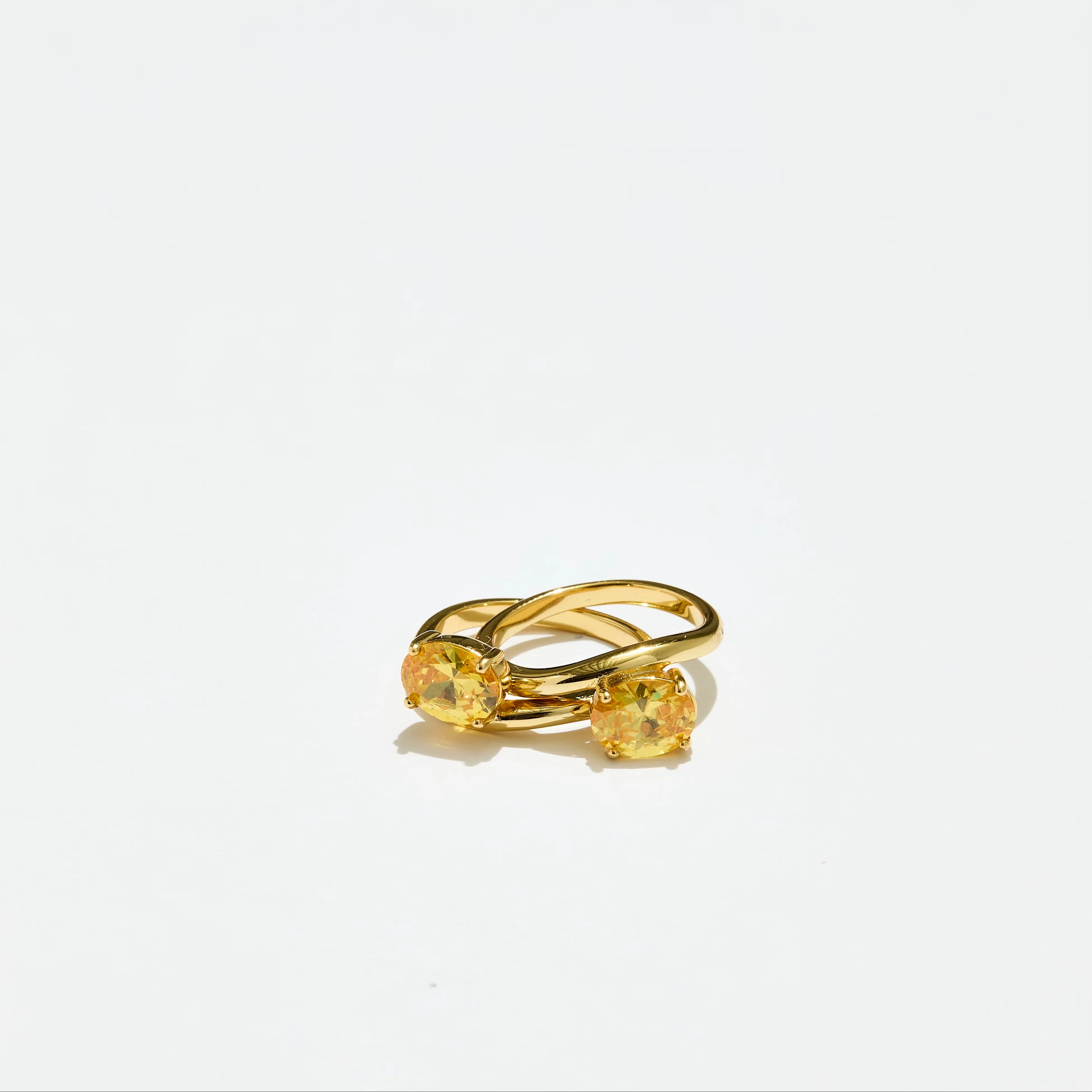 The Oval Stone Ring (Set of 2) - Image 6