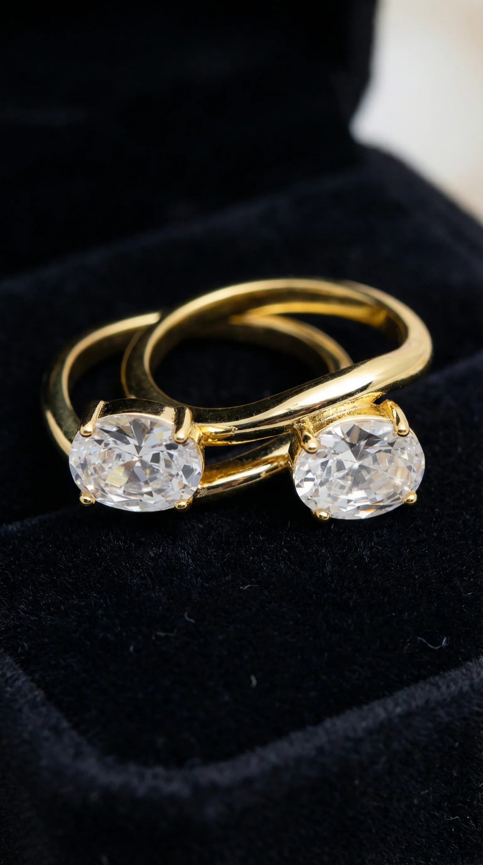 The Oval Stone Ring (Set of 2) - Image 9