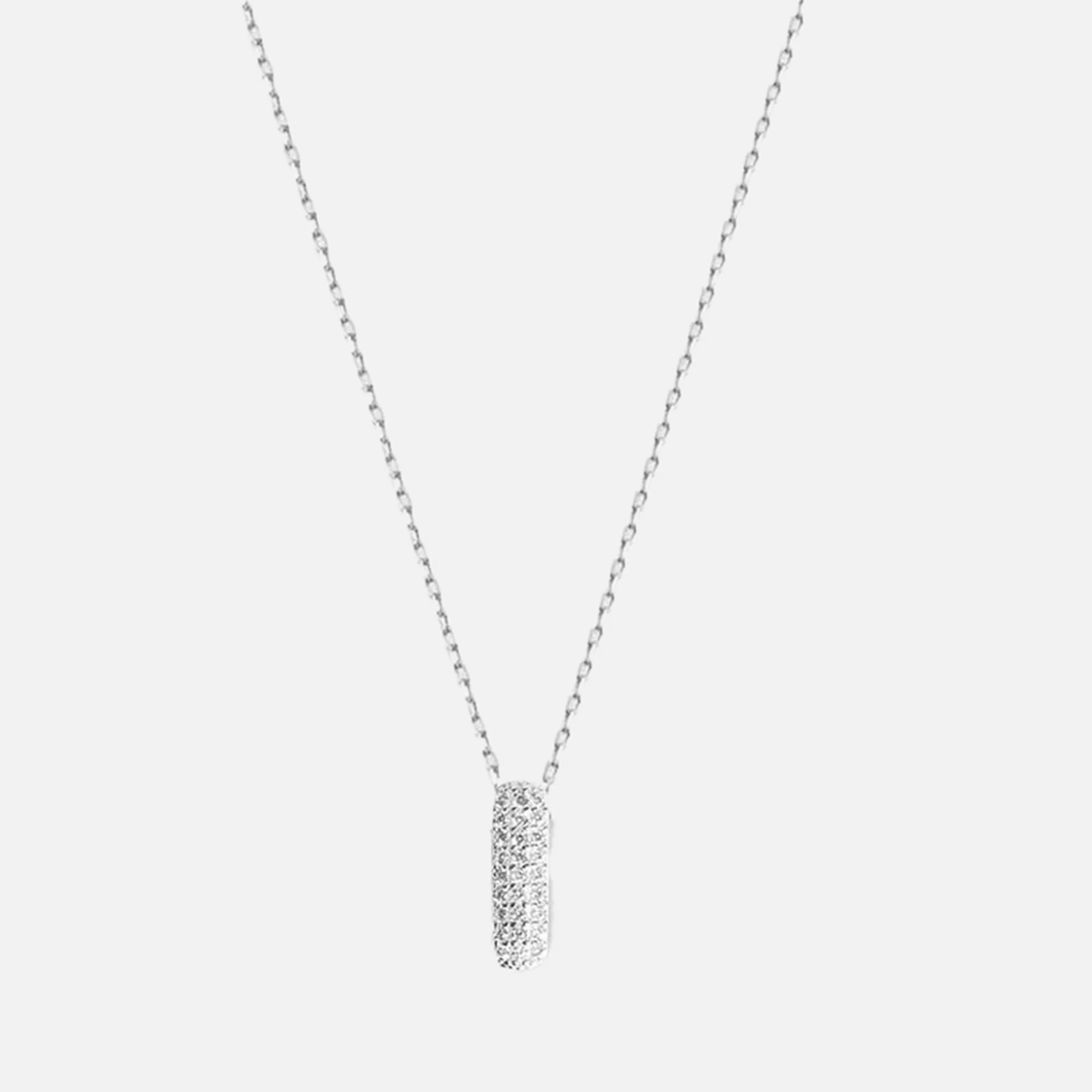 The Pavé Bubble Letter Pendant Necklace - Image 23