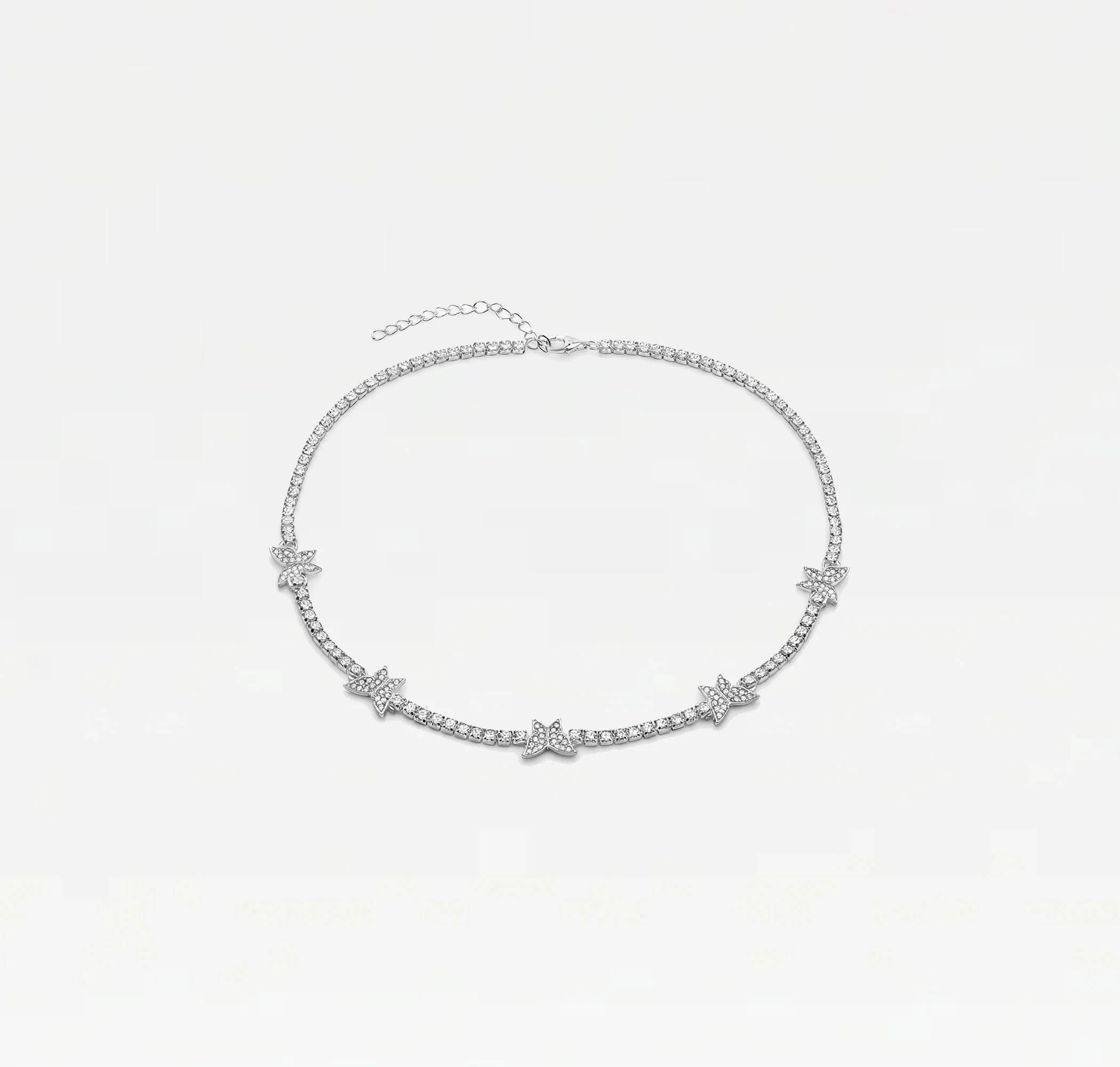 The Pavé Butterfly Collar Necklace - Image 3